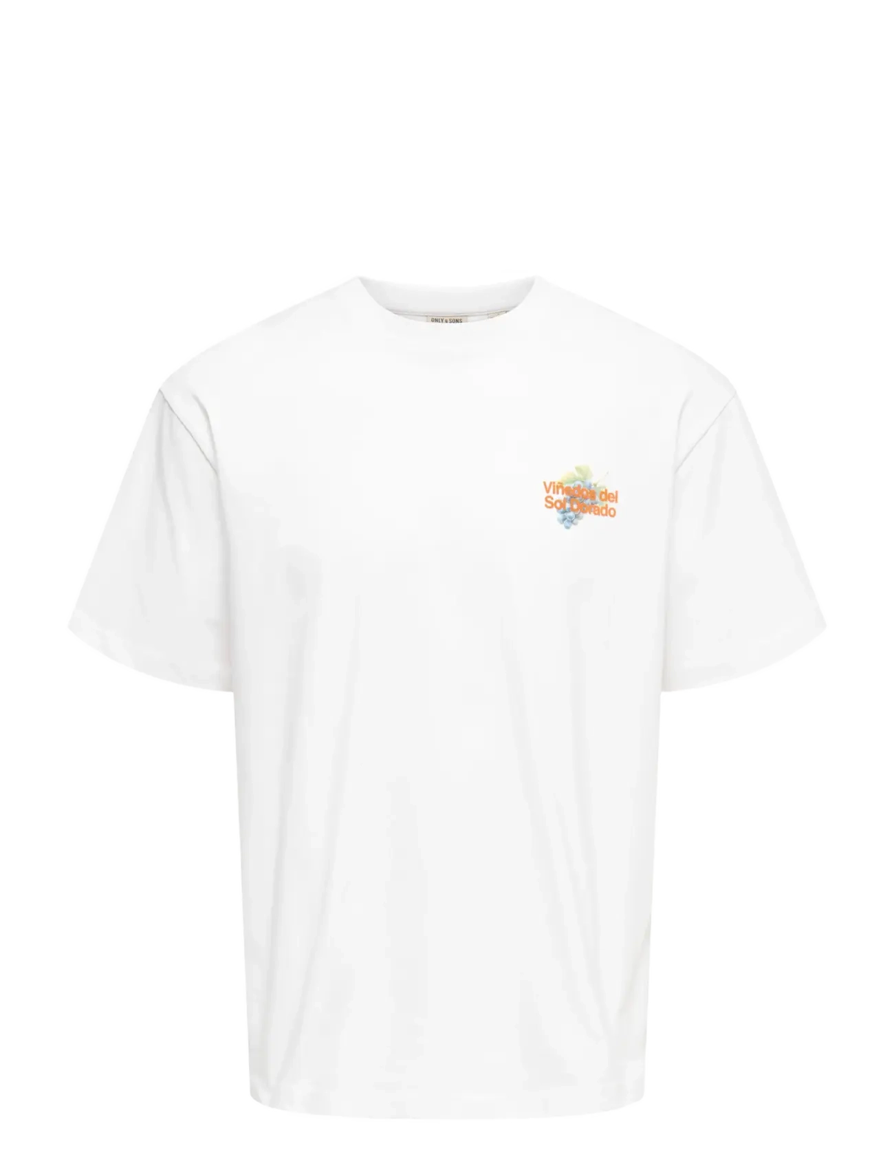 ONSFRED LIFE RLX SS PRINT TEE NOOS - BRIGHT WHITE