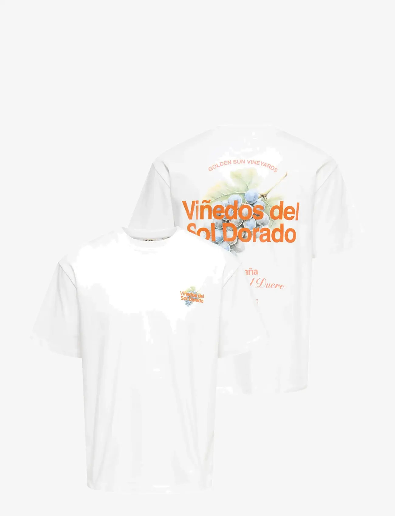 ONLY & SONS - ONSFRED LIFE RLX SS PRINT TEE NOOS - kortærmede t-shirts - bright white - 3