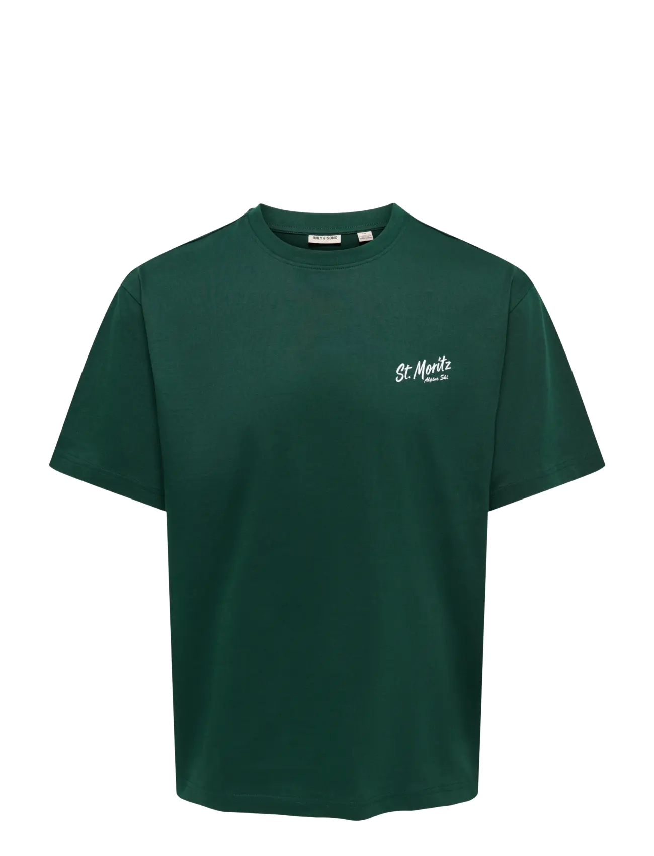 ONLY & SONS ONSFRED LIFE RLX SS PRINT TEE VD - Kleidung - PINE GROVE / green