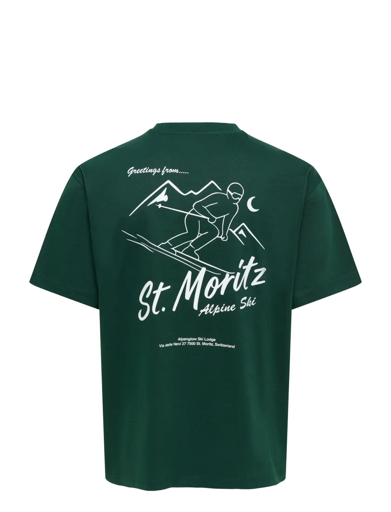 ONLY & SONS - ONSFRED LIFE RLX SS PRINT TEE VD - kurzärmelige t-shirts - pine grove - 1