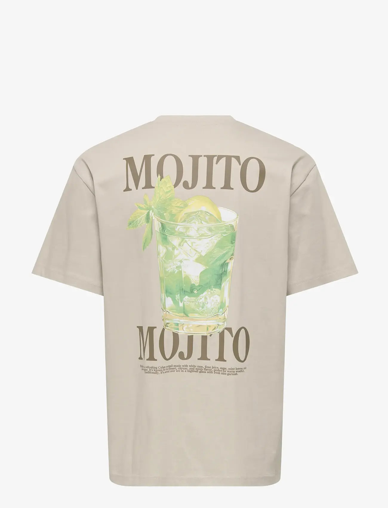 ONLY & SONS - ONSFRED LIFE RLX SS PRINT TEE NOOS - kortærmede t-shirts - silver lining - 1