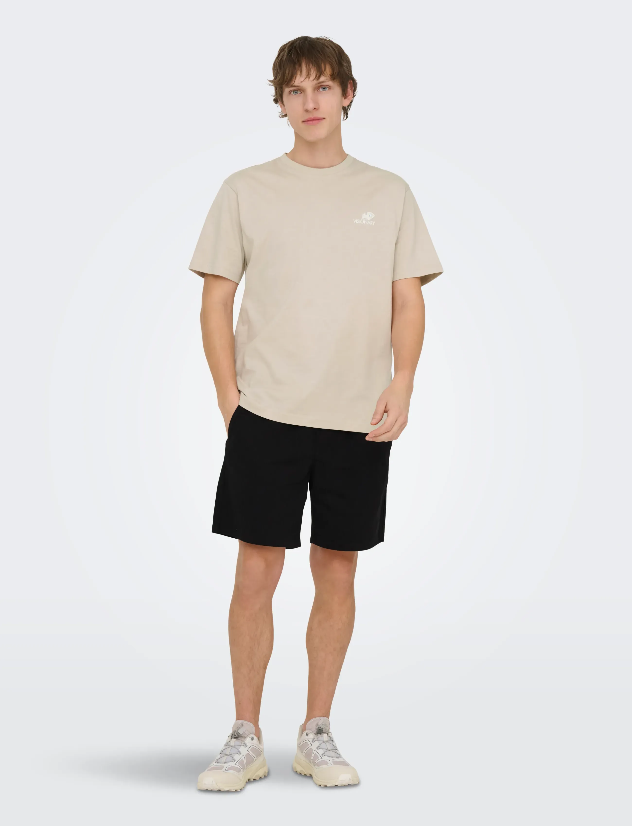 ONLY & SONS Onsfred Life Rlx Ss Print Tee Vd t-shirts med tryck herr – bild 6