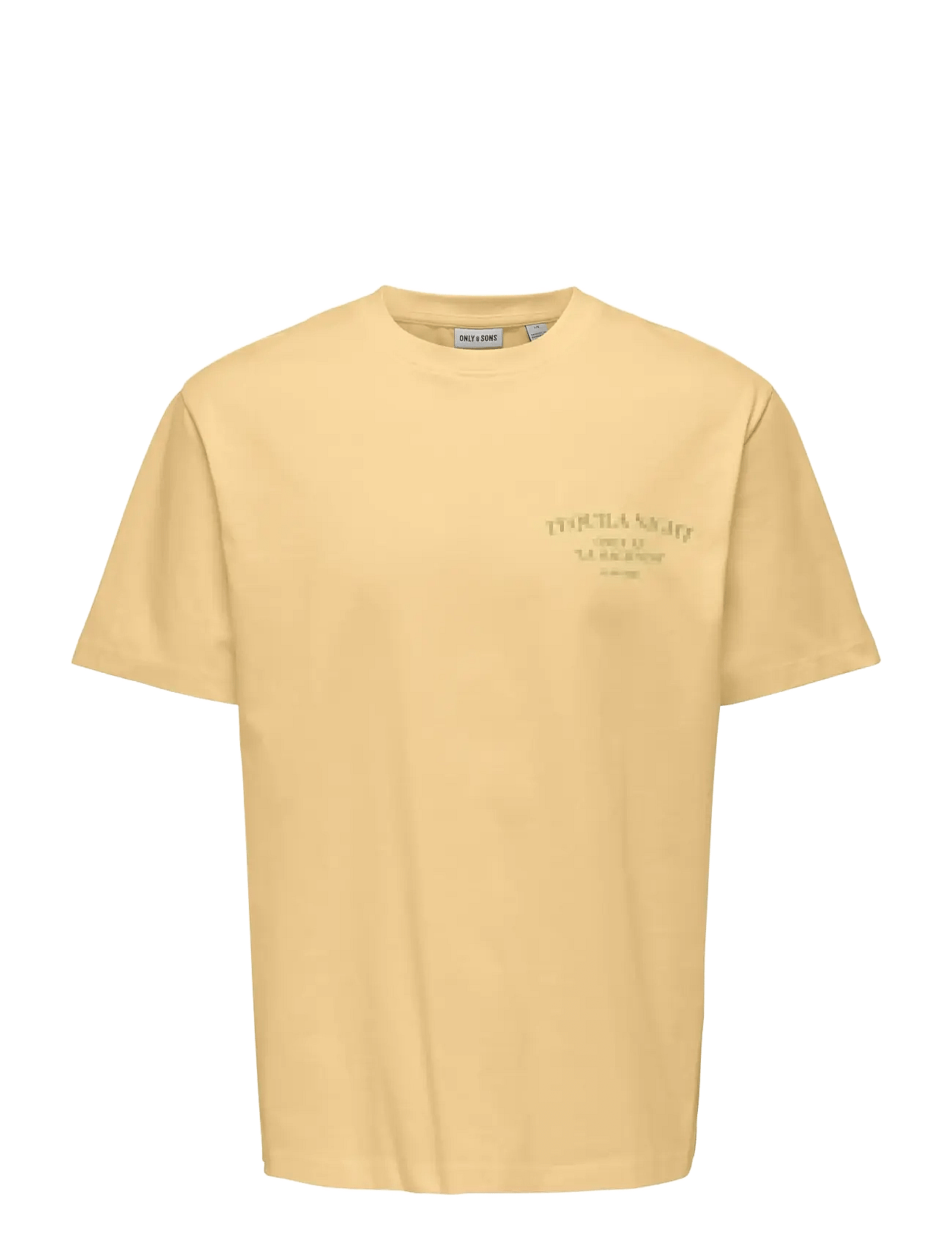 ONSFRED LIFE RLX SS PRINT TEE NOOS - SUNLIGHT