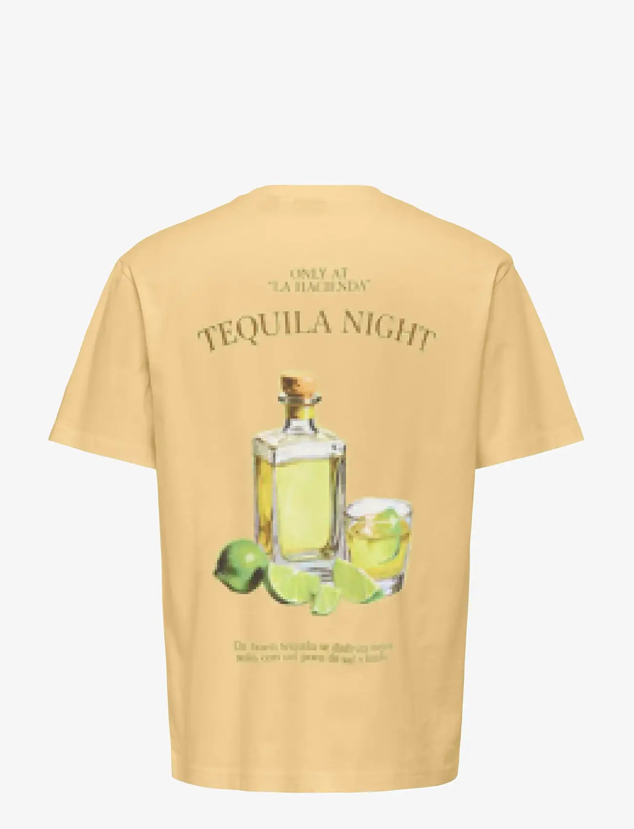 ONLY & SONS - ONSFRED LIFE RLX SS PRINT TEE NOOS - kurzärmelig - sunlight - 1