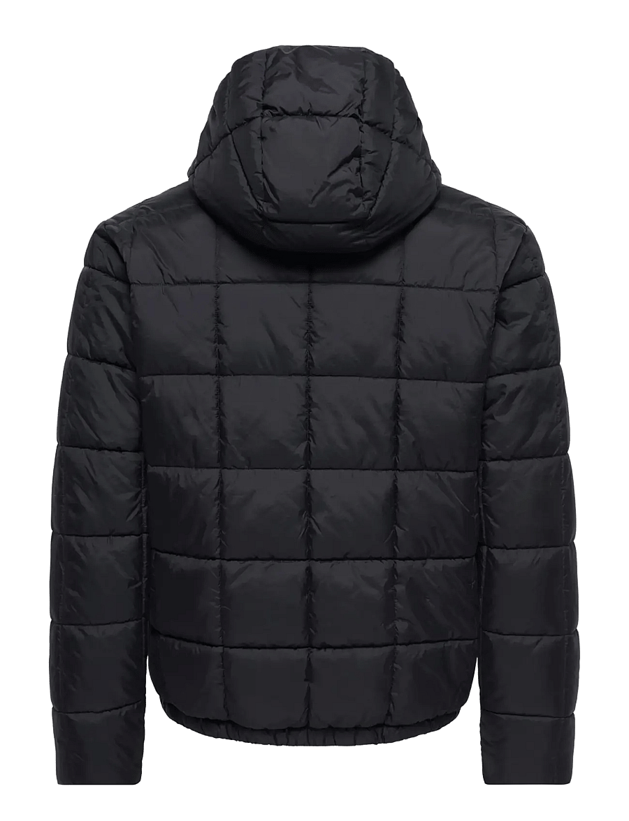 ONLY & SONS - ONSWEST QUILTED PUFFER JACKET LB - efterårsjakker - black onyx - 2