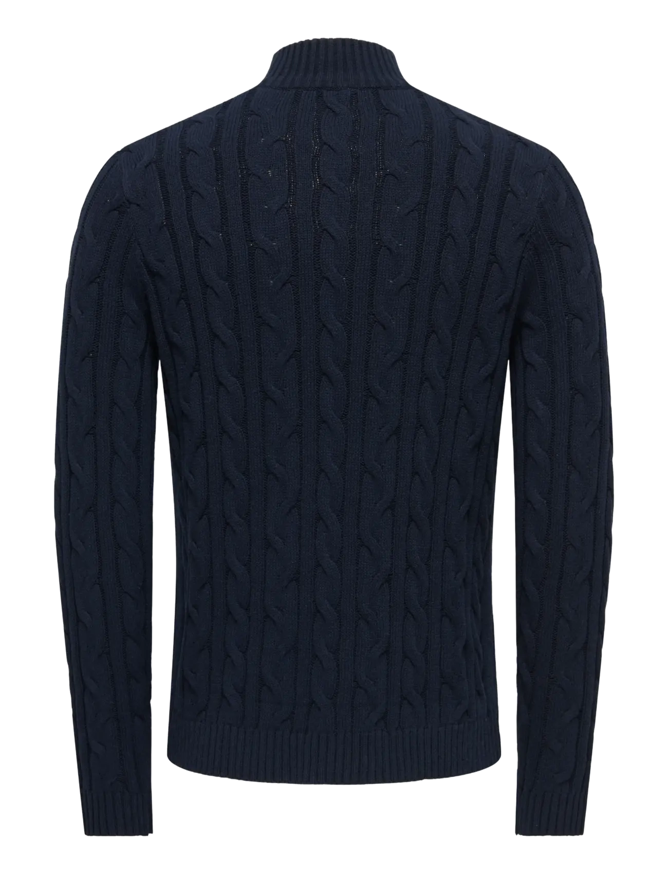 ONLY & SONS - ONSKIM LS CABEL 1/2 ZIP HIGH NECK REG - pullover mit halbem reißverschluss - dark navy - 2
