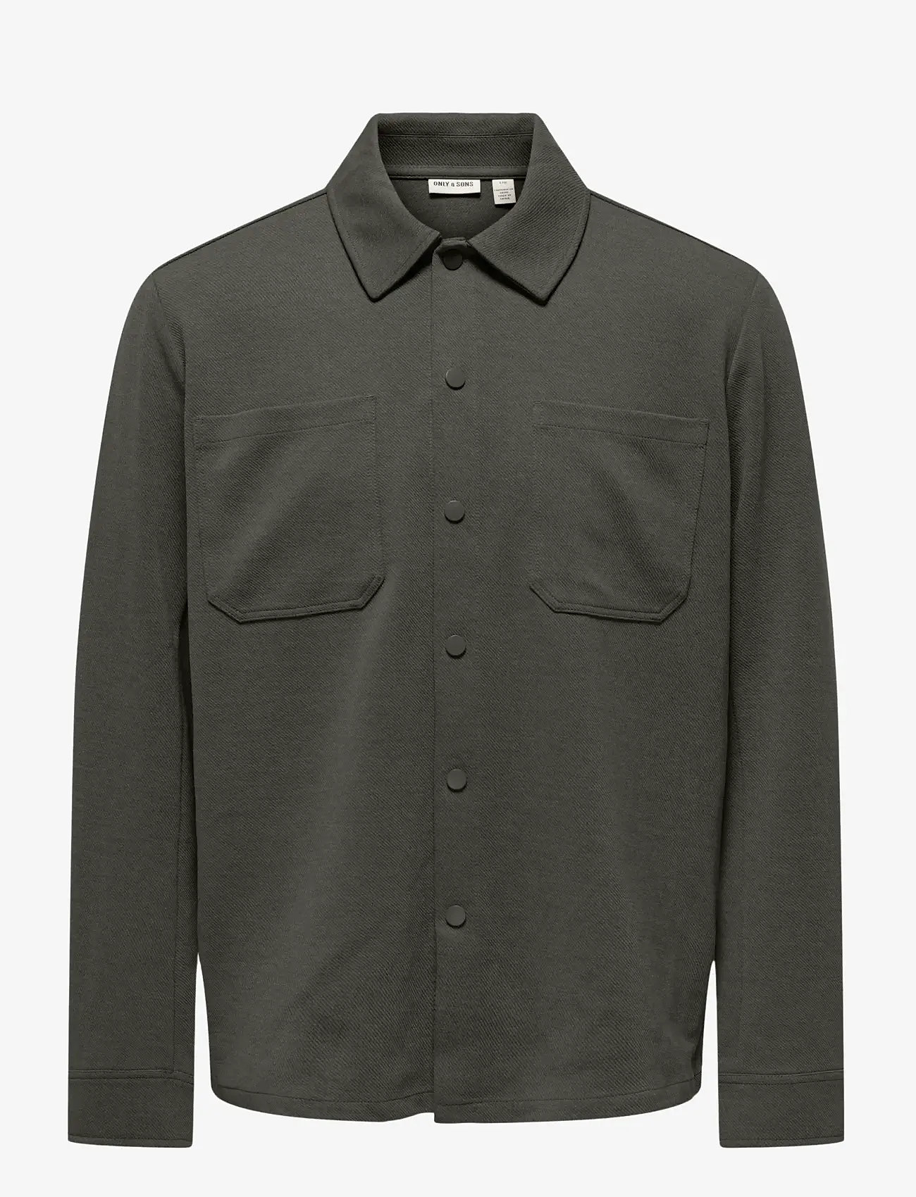ONLY & SONS - ONSNEWKODYL LS PATCH PKT OVERSHIRT NOOS - collections - beluga - 0