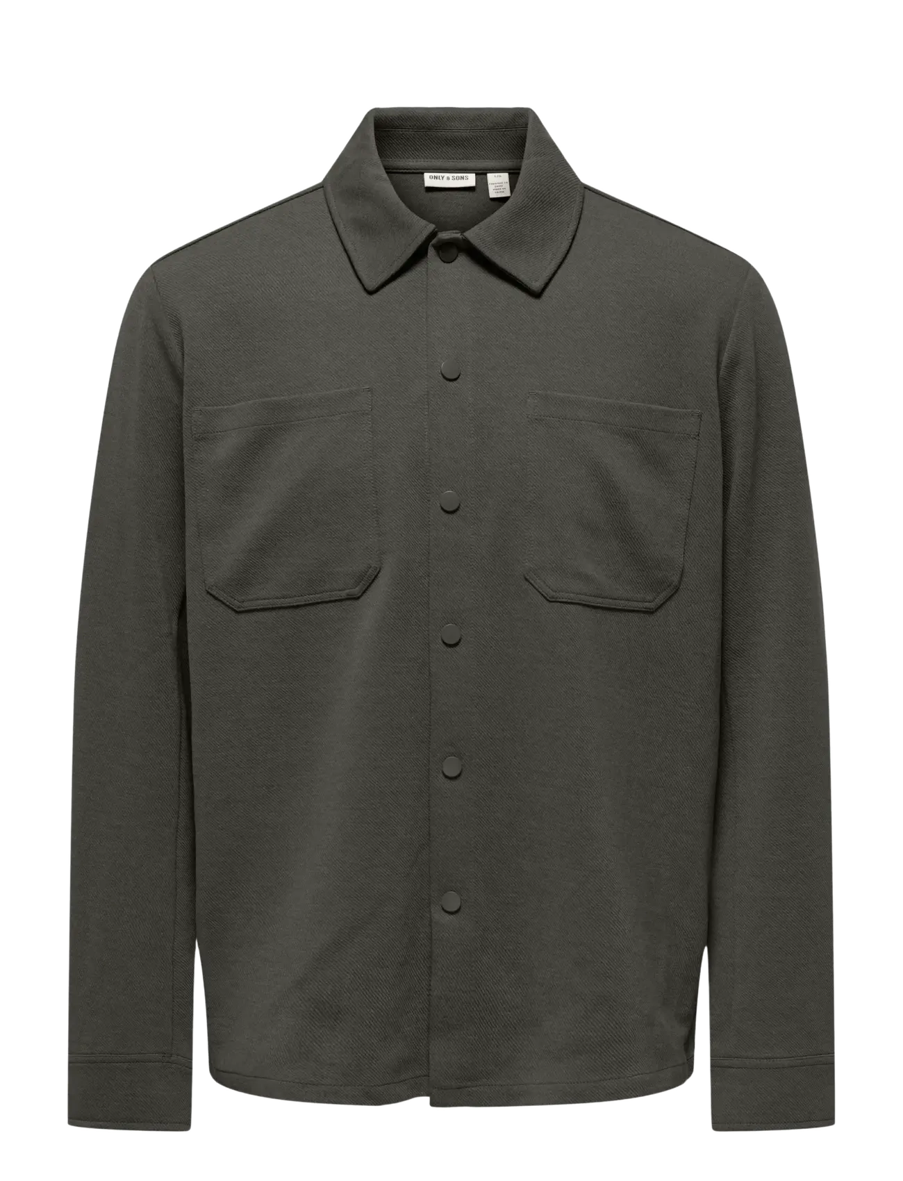 ONLY & SONS ONSNEWKODYL LS PATCH PKT OVERSHIRT NOOS - Kläder - BELUGA / grey