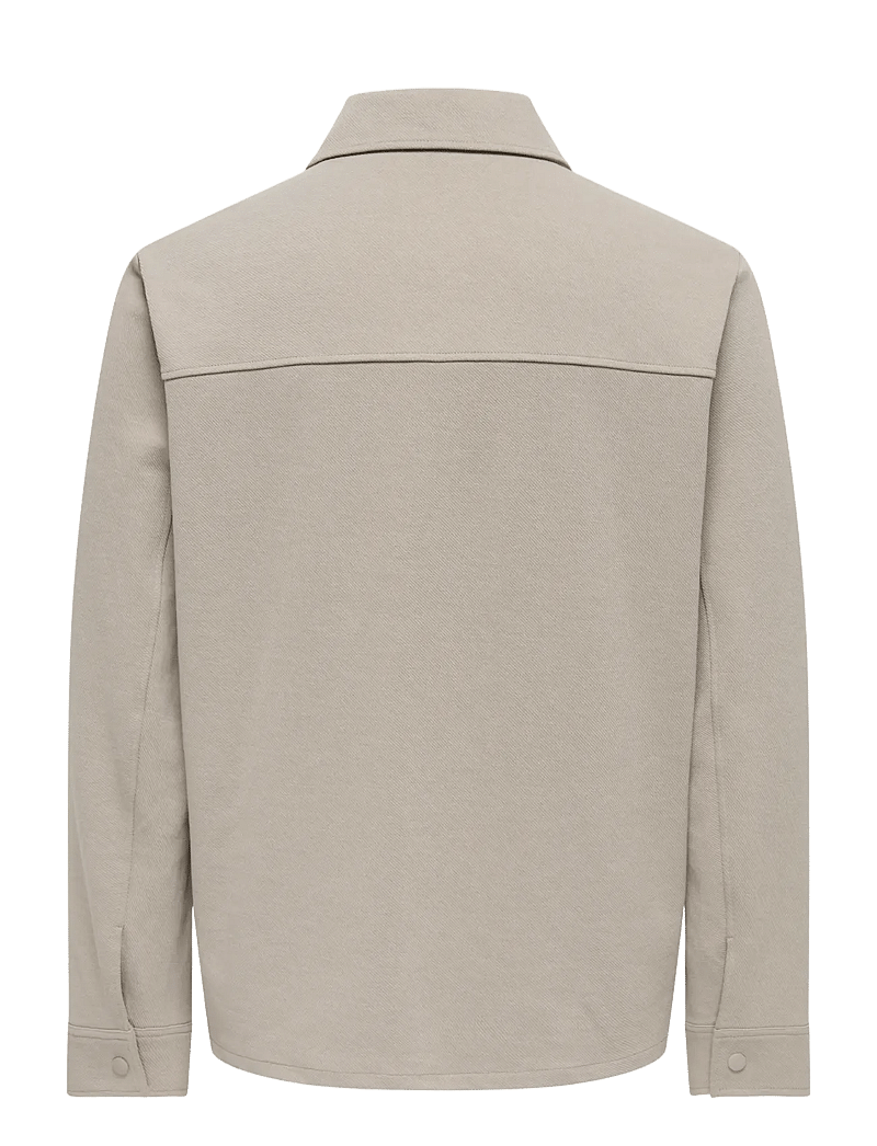 ONLY & SONS - ONSNEWKODYL LS PATCH PKT OVERSHIRT NOOS - kollektionen - vintage khaki - 1