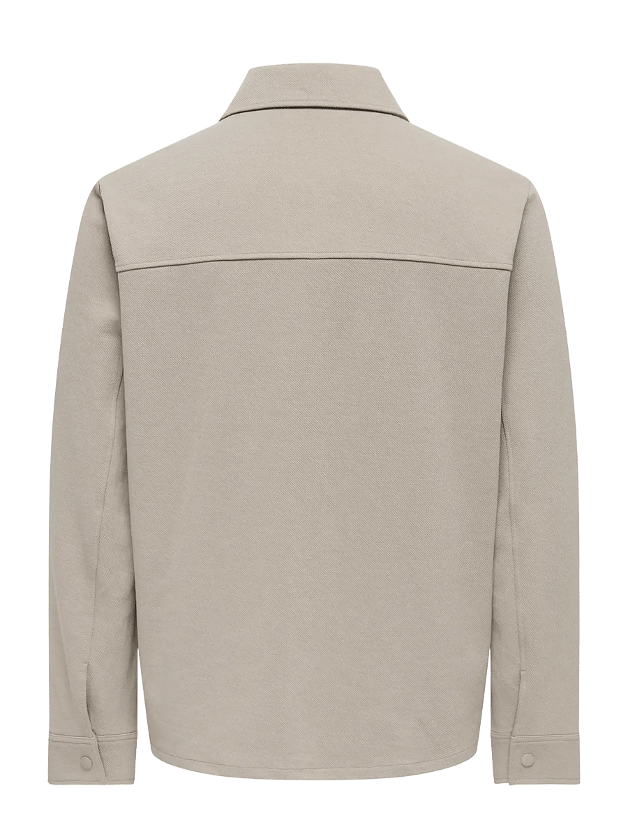 ONLY & SONS - ONSNEWKODYL LS PATCH PKT OVERSHIRT NOOS - kollektioner - vintage khaki - 1