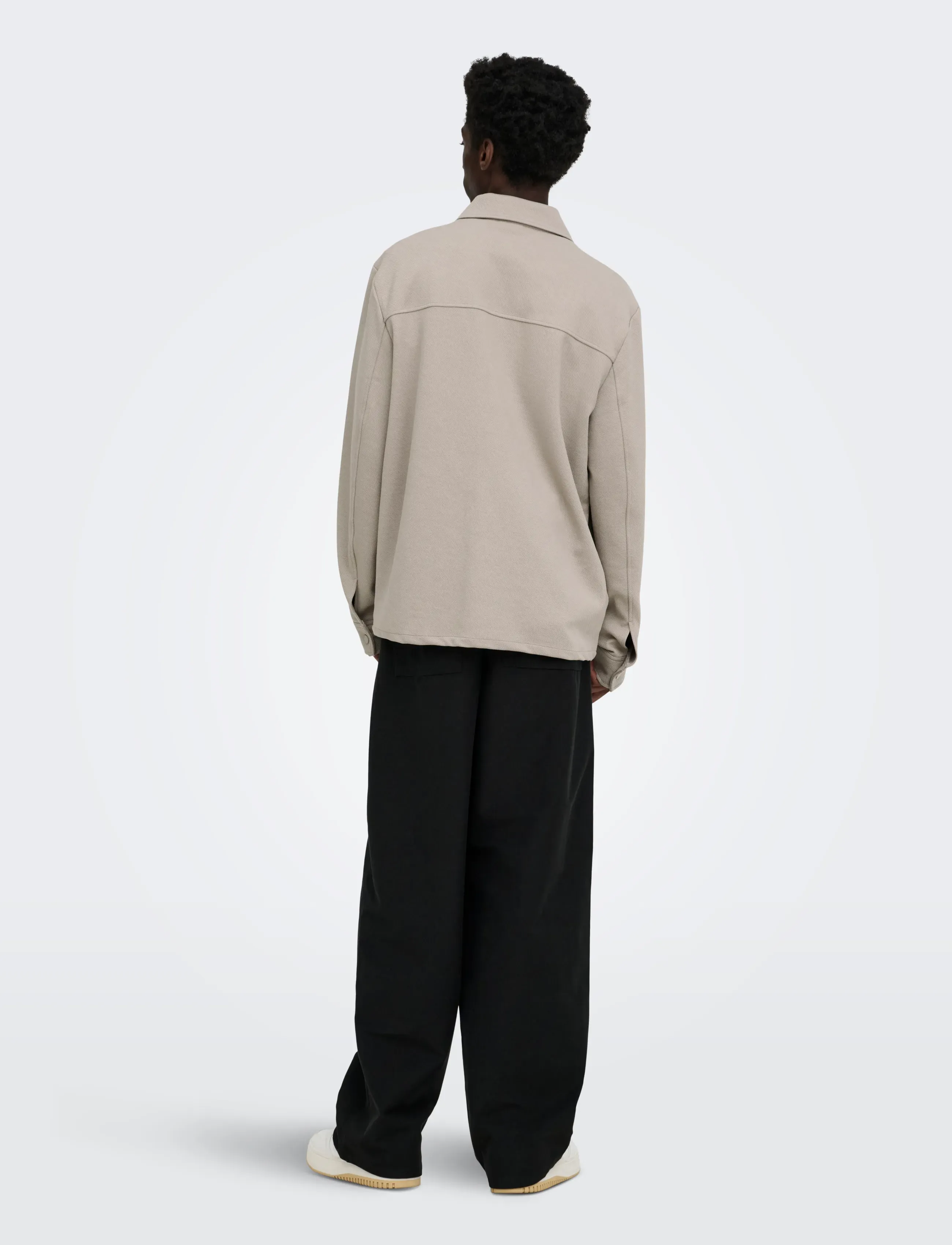 ONLY & SONS - ONSNEWKODYL LS PATCH PKT OVERSHIRT NOOS - kollektioner - vintage khaki - 3