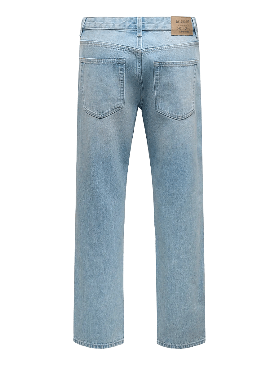 ONLY & SONS - ONSEDGE HERI STRAIGHT LB 8929 DIA DNM - light blue denim - 1