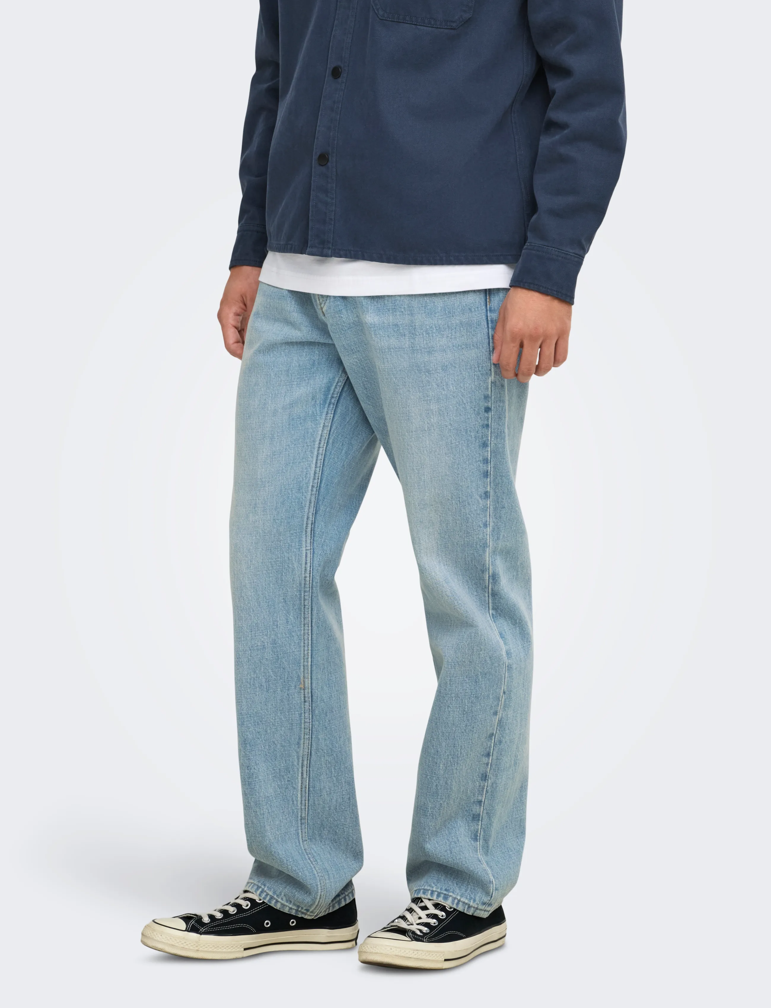 ONLY & SONS ONSEDGE HERI STRAIGHT LB 8929 DIA DNM - Teksad - LIGHT BLUE DENIM / blue