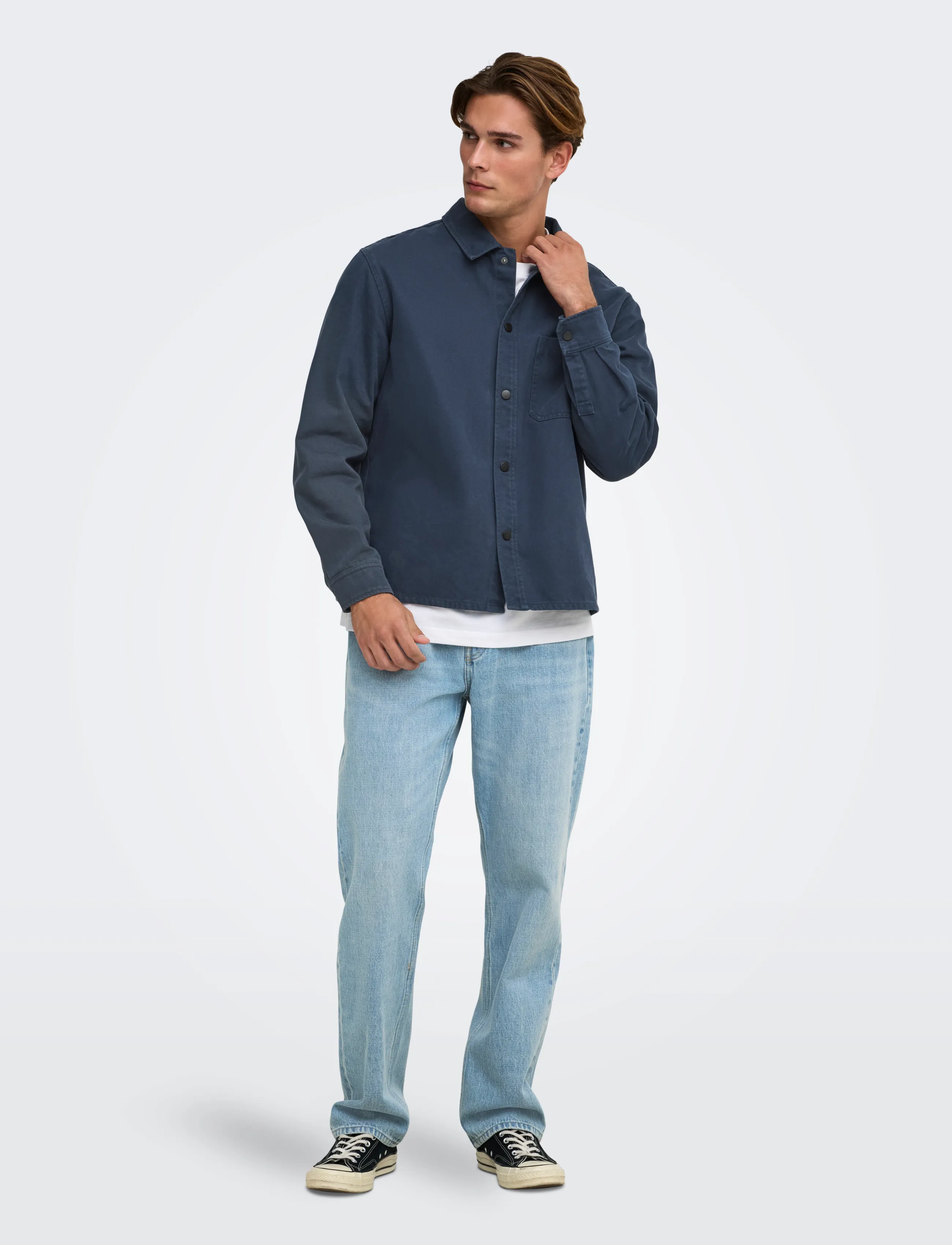 ONLY & SONS - ONSEDGE HERI STRAIGHT LB 8929 DIA DNM - regular jeans - light blue denim - 4