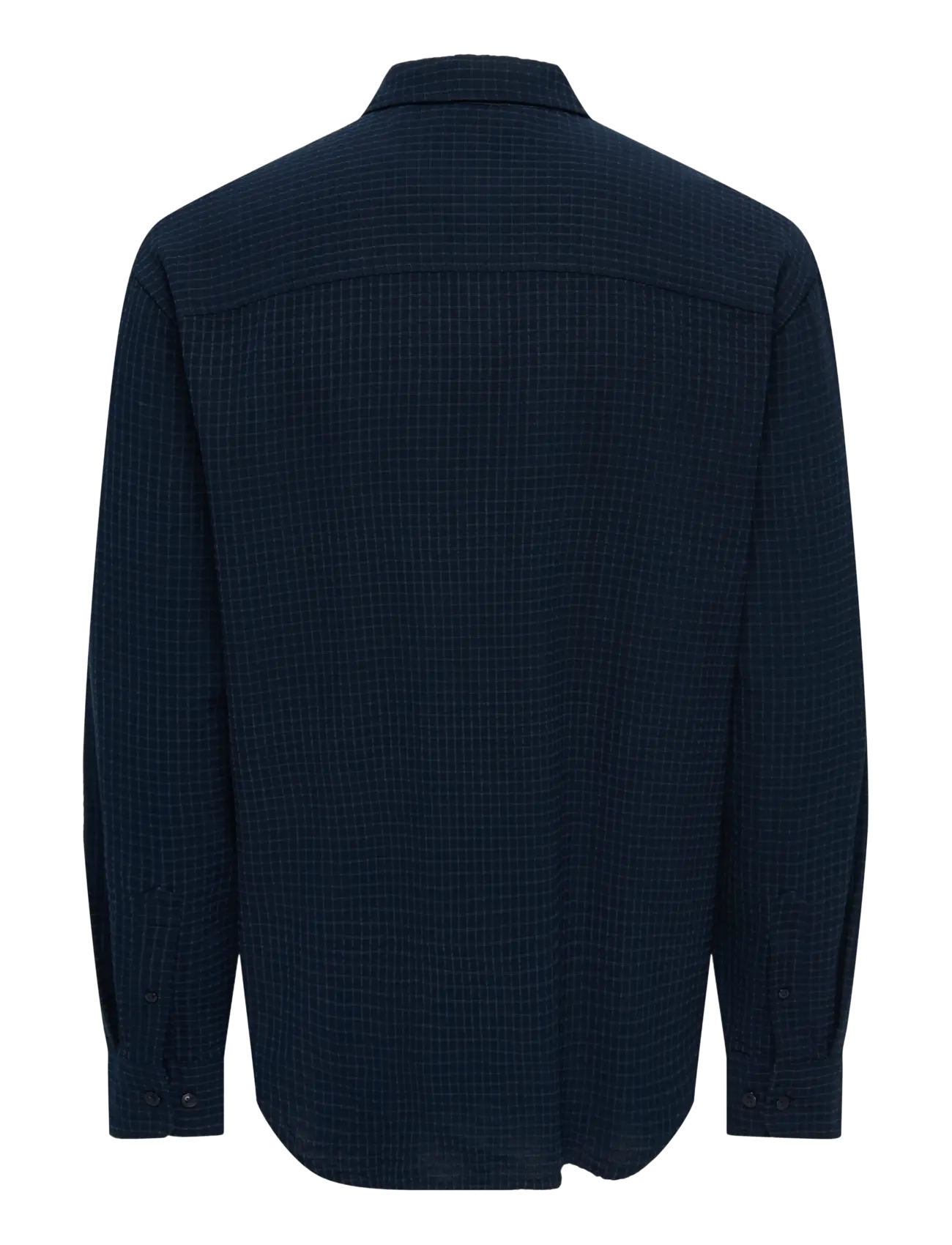 ONLY & SONS - ONSFILIPE LS STRUCTURED REG SHIRT VD - dark sapphire - 1