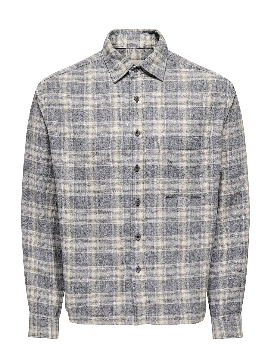 ONLY & SONS - ONSELIO CHECK RLX SHIRT WW - flanellsärgid - pine grove - 0