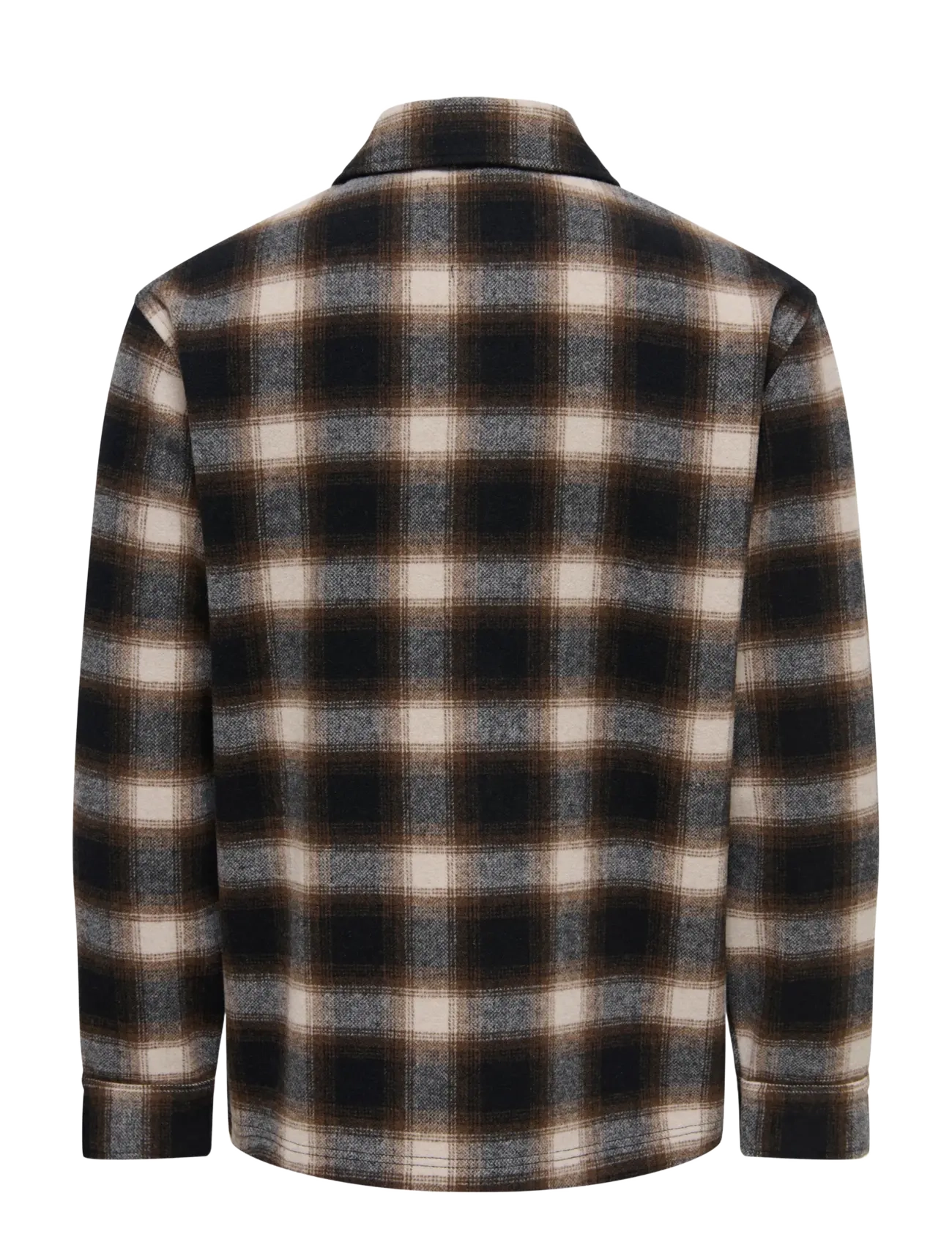 ONLY & SONS - ONSPAULO ZIP OVERSHIRT VD - kollektsioonid - jet black - 1