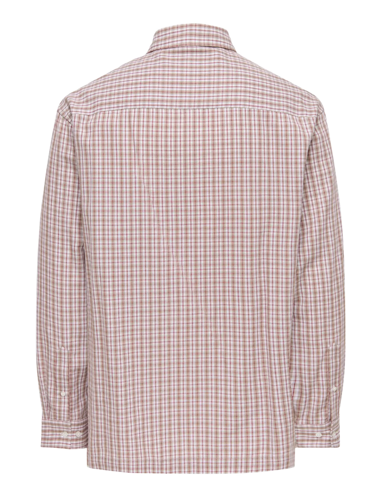 ONLY & SONS - ONSTOMMY CHECK SHIRT RLX NOOS - ruudulised särgid - bright white - 1