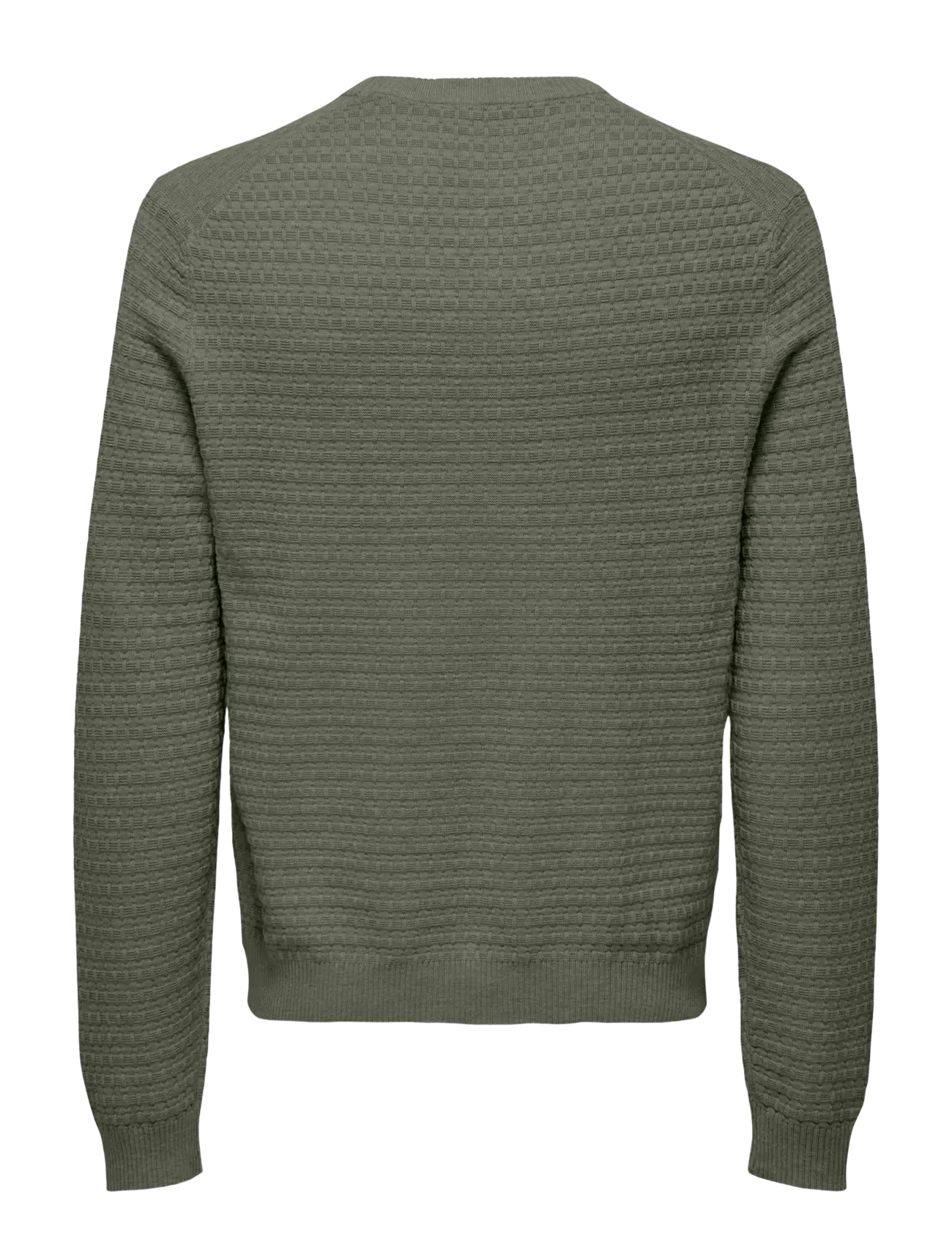 ONLY & SONS - ONSLOUI LS STRUCTURE CREW REG NOOS - castor gray - 2