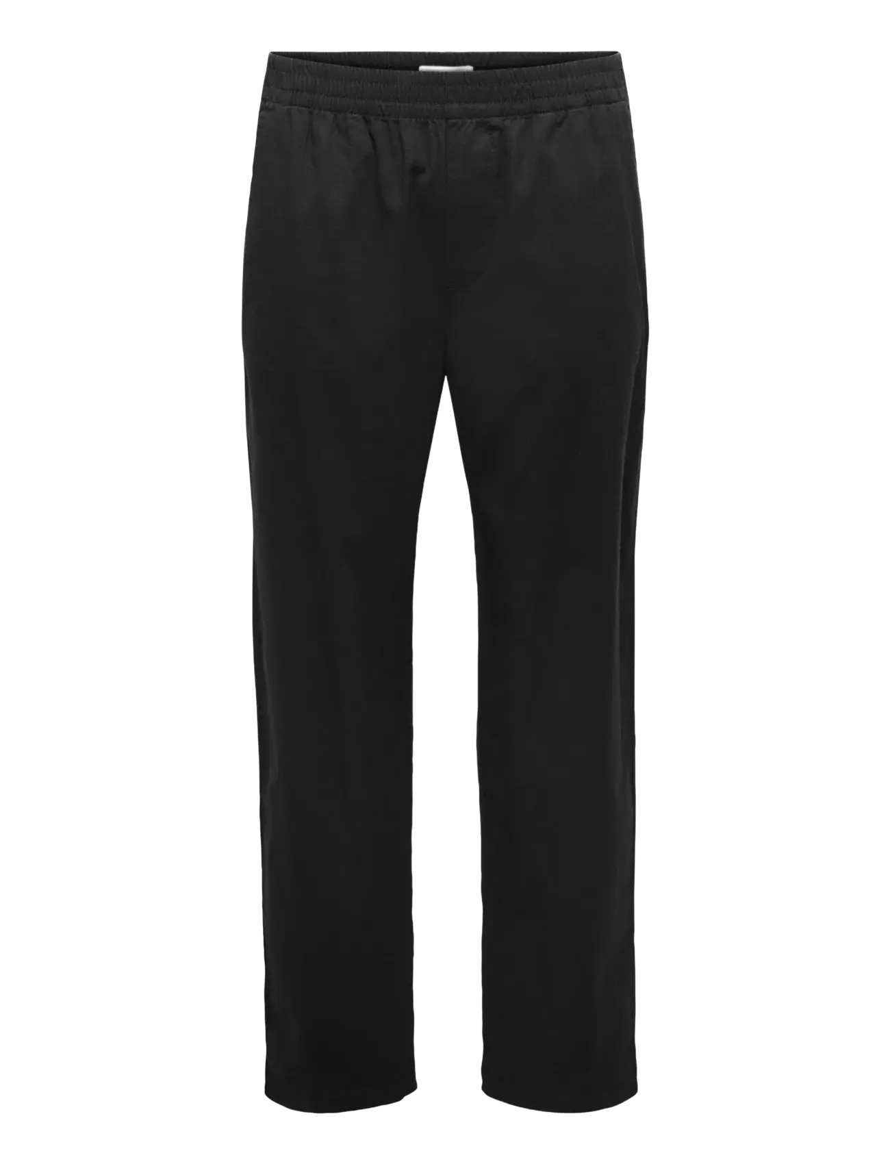 ONLY & SONS - ONSFADE LOOSE SLUB 0571 PANTS VD - black - 1