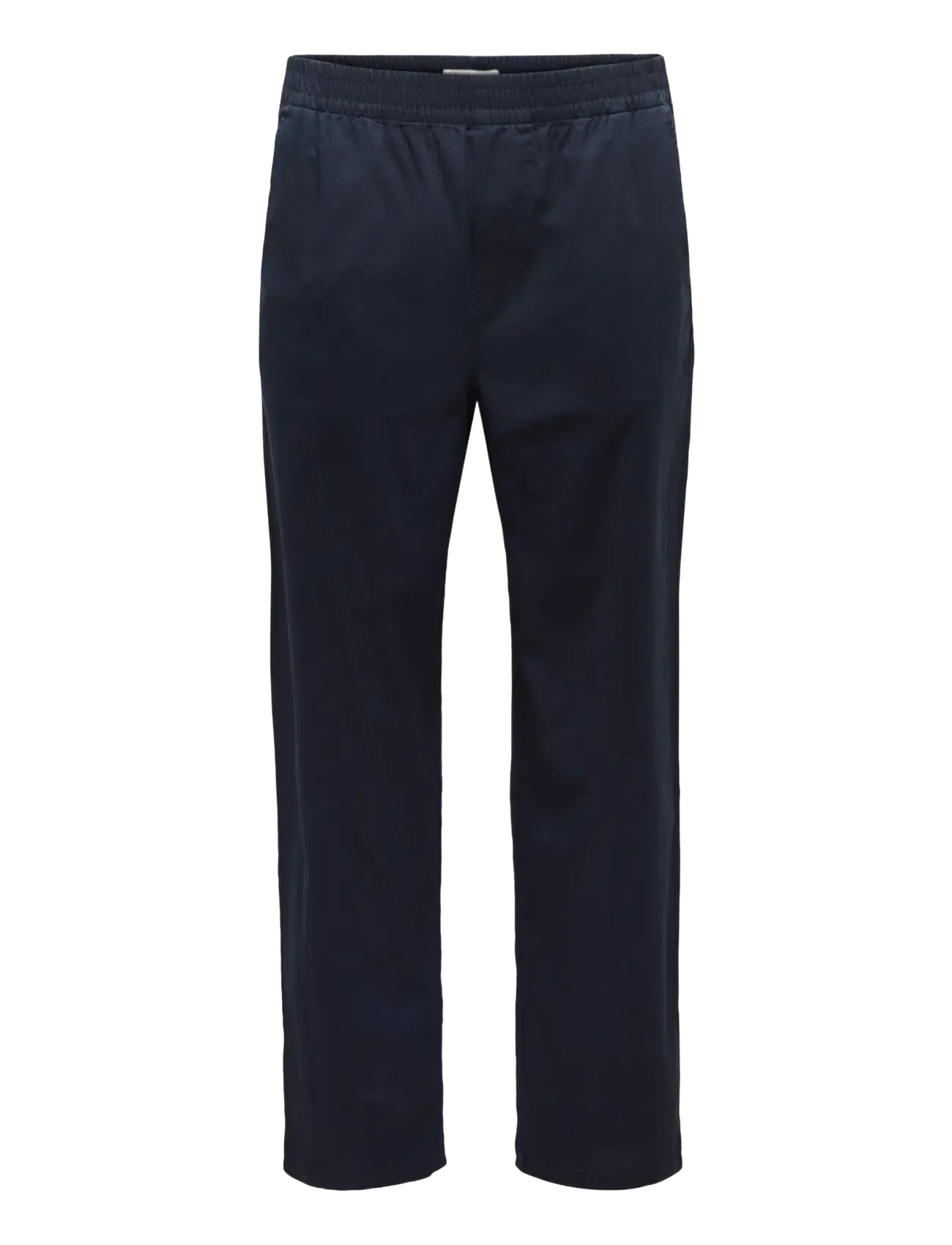 ONLY & SONS Onsfade Loose Slub 0571 Pants Vd, L, Trousers, Marineblau - Casual, Männerswear