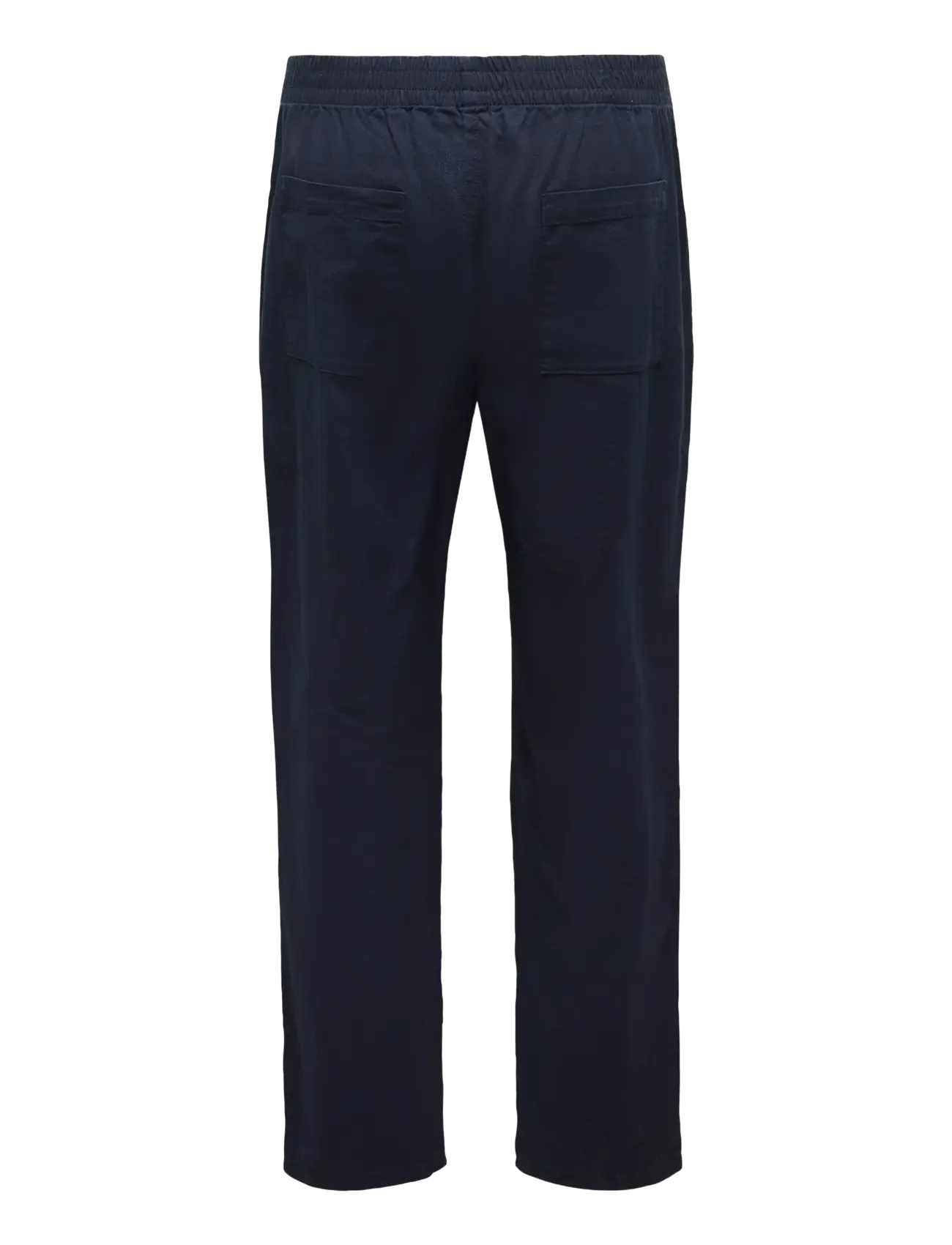 ONLY & SONS - ONSFADE LOOSE SLUB 0571 PANTS VD - casual bukser - dark navy - 1