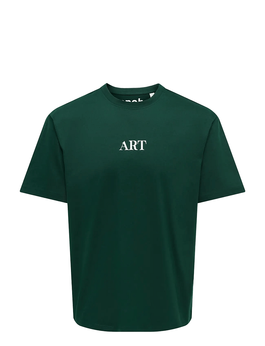 ONLY & SONS - ONSART LIFE RLX SS LIC TEE - pine grove - 0