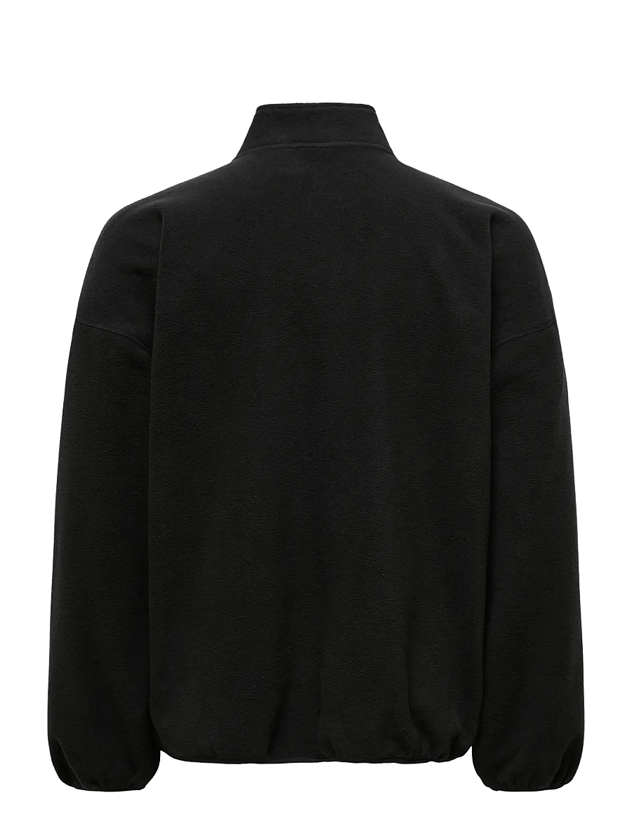ONLY & SONS - ONSASGER LIFE OVZ LS ZIP HIGH NECK LB - black onyx - 1