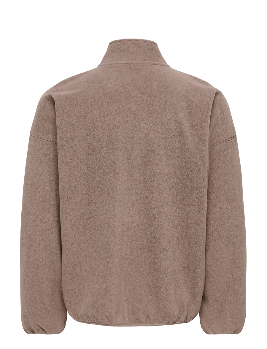 ONLY & SONS - ONSASGER LIFE OVZ LS ZIP HIGH NECK LB - fossil - 1