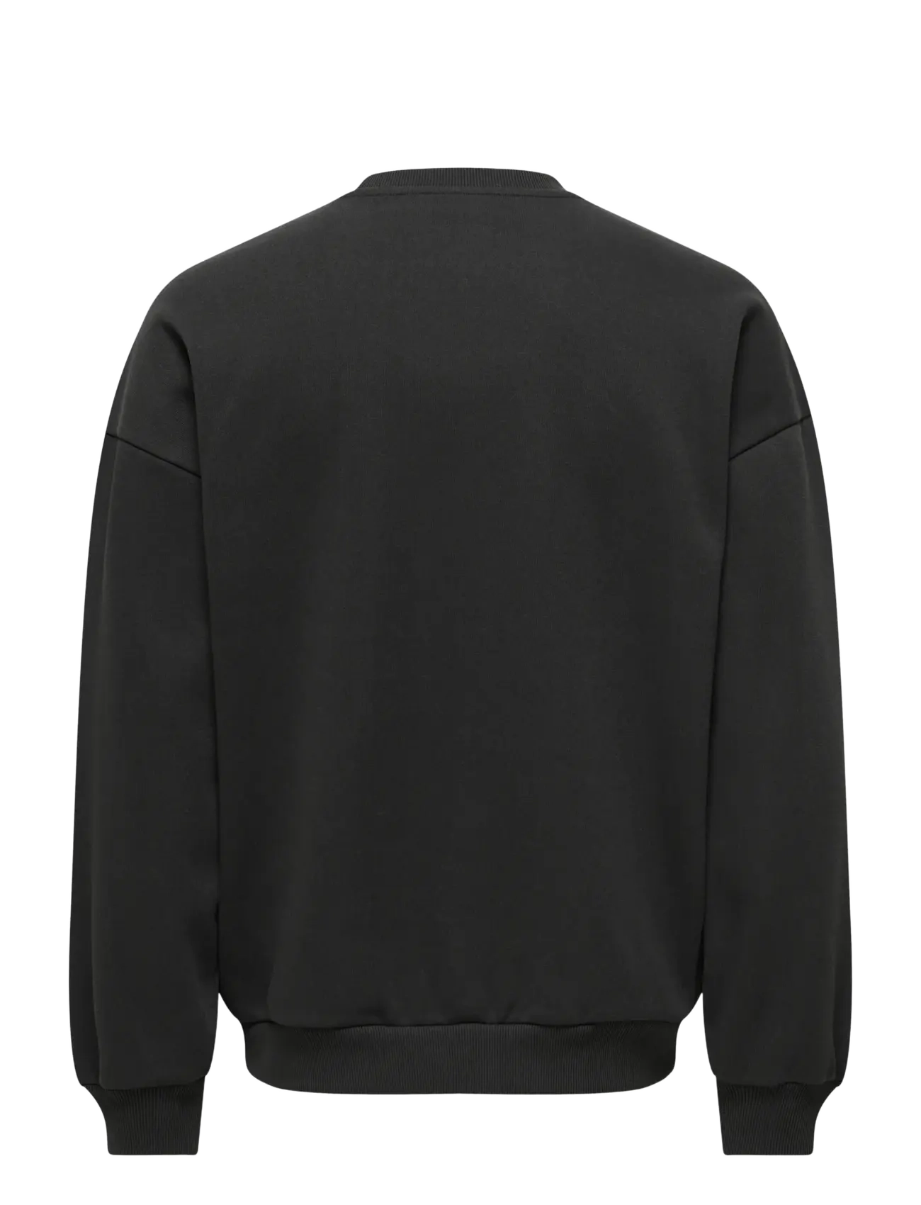 ONLY & SONS - ONSTYSON OVZ LS CREW SWEAT LB VD - black onyx - 1