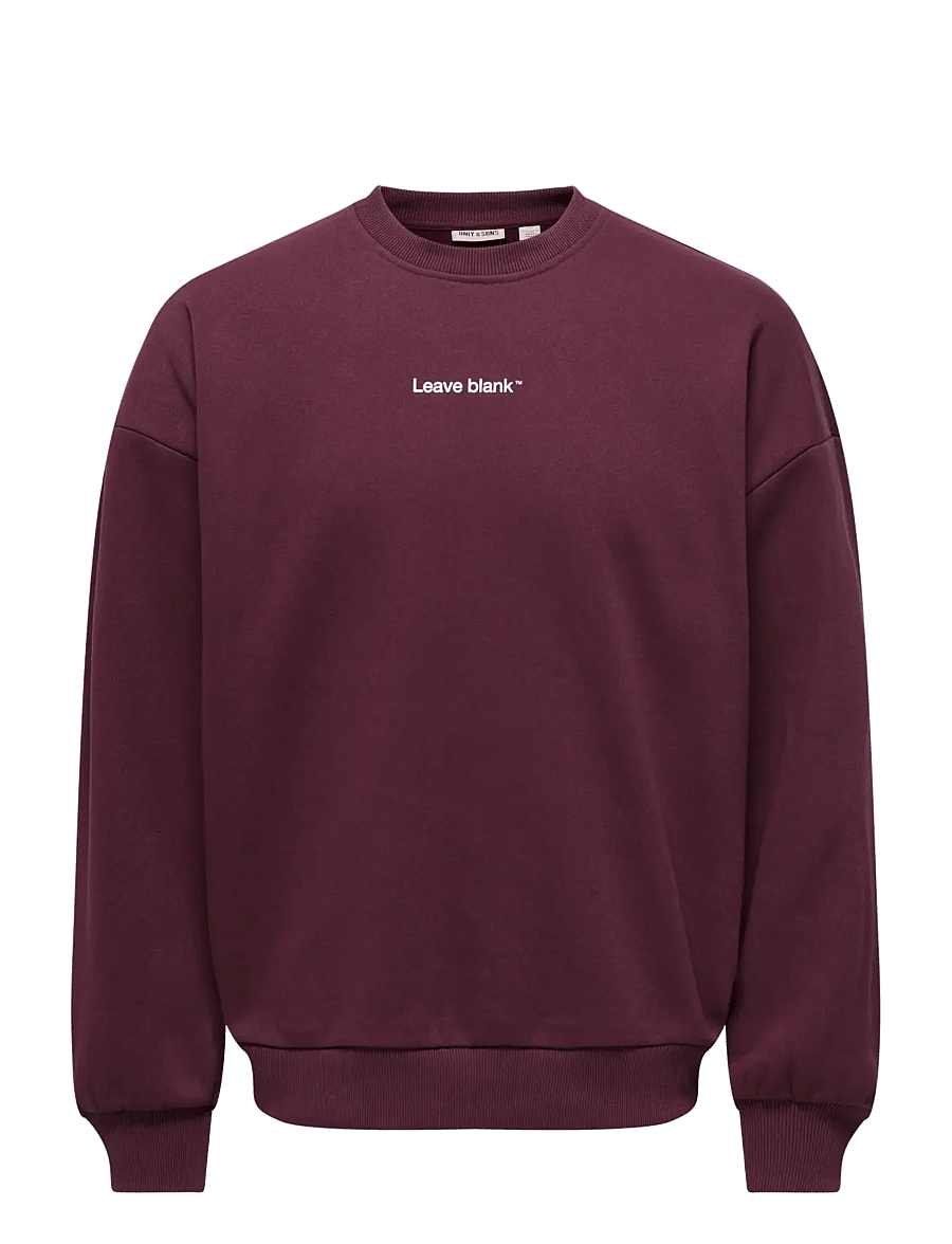 ONLY & SONS - ONSTYSON OVZ LS CREW SWEAT LB VD - kollektioner - fig - 0