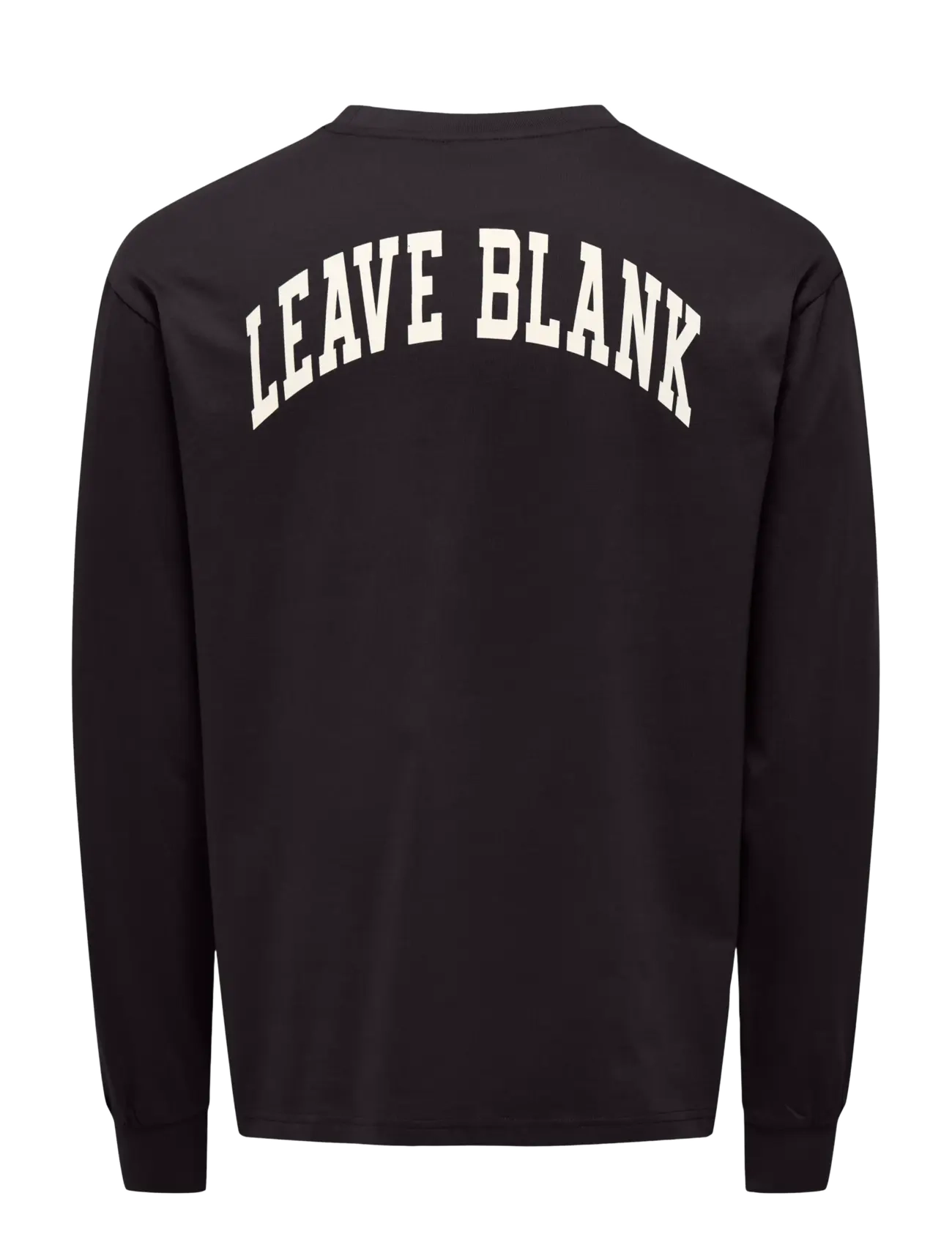 ONLY & SONS - ONSFRED LIFE RLX LS VARSITY TEE LB - black onyx - 1