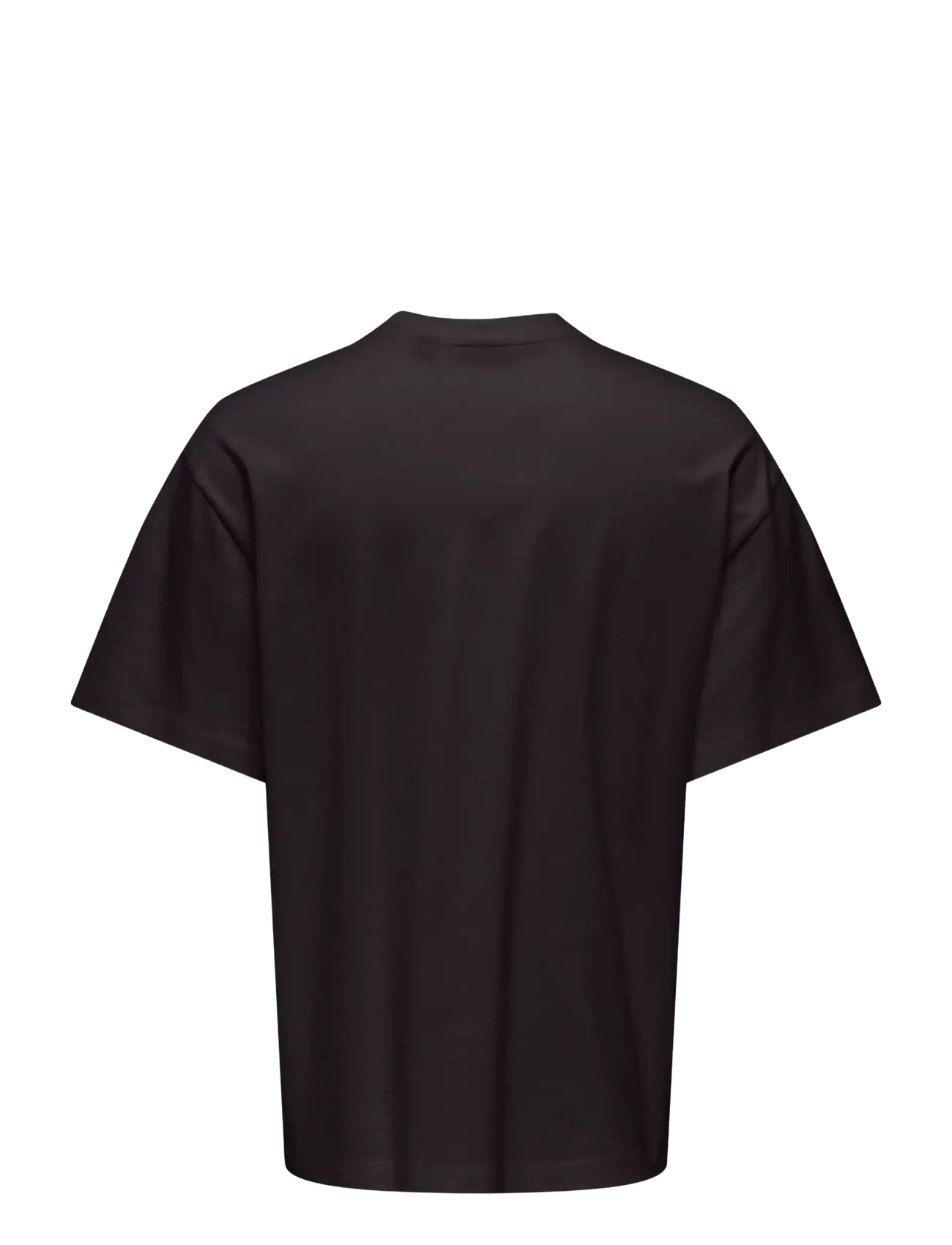 ONLY & SONS - ONSFRED LIFE OVZ TEE LB - black onyx - 1