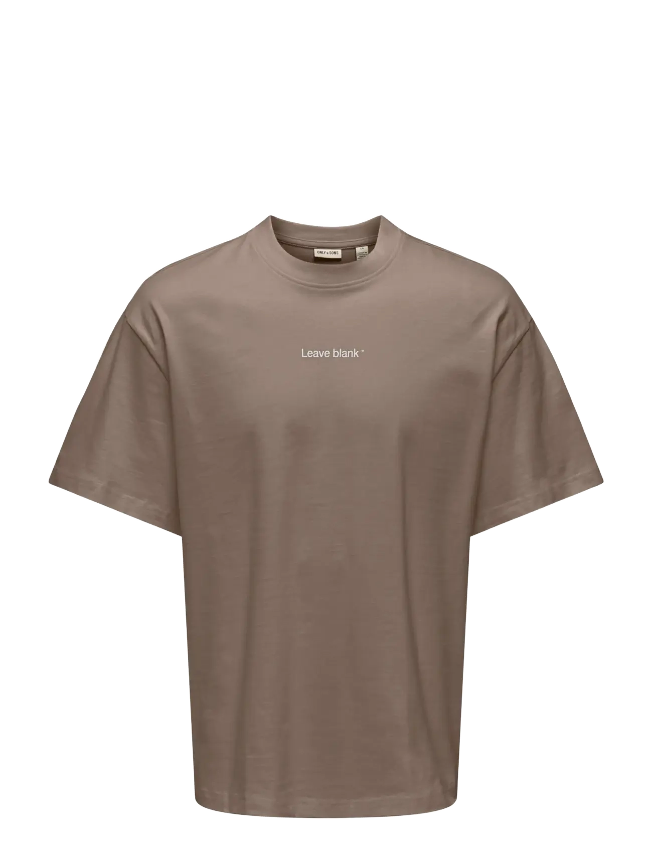 ONLY & SONS ONSFRED LIFE OVZ TEE LB - Lühikeste varrukatega T-särgid - FOSSIL / brown