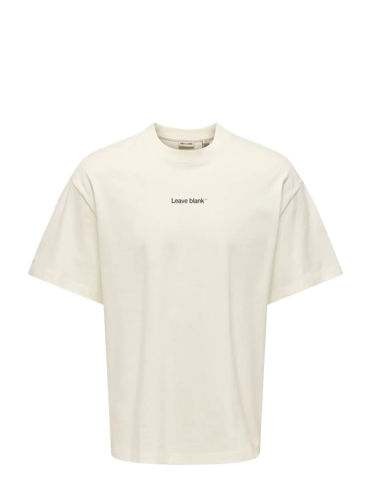 ONLY & SONS ONSFRED LIFE OVZ TEE LB - Lühikeste varrukatega T-särgid - WHISPER WHITE / cream