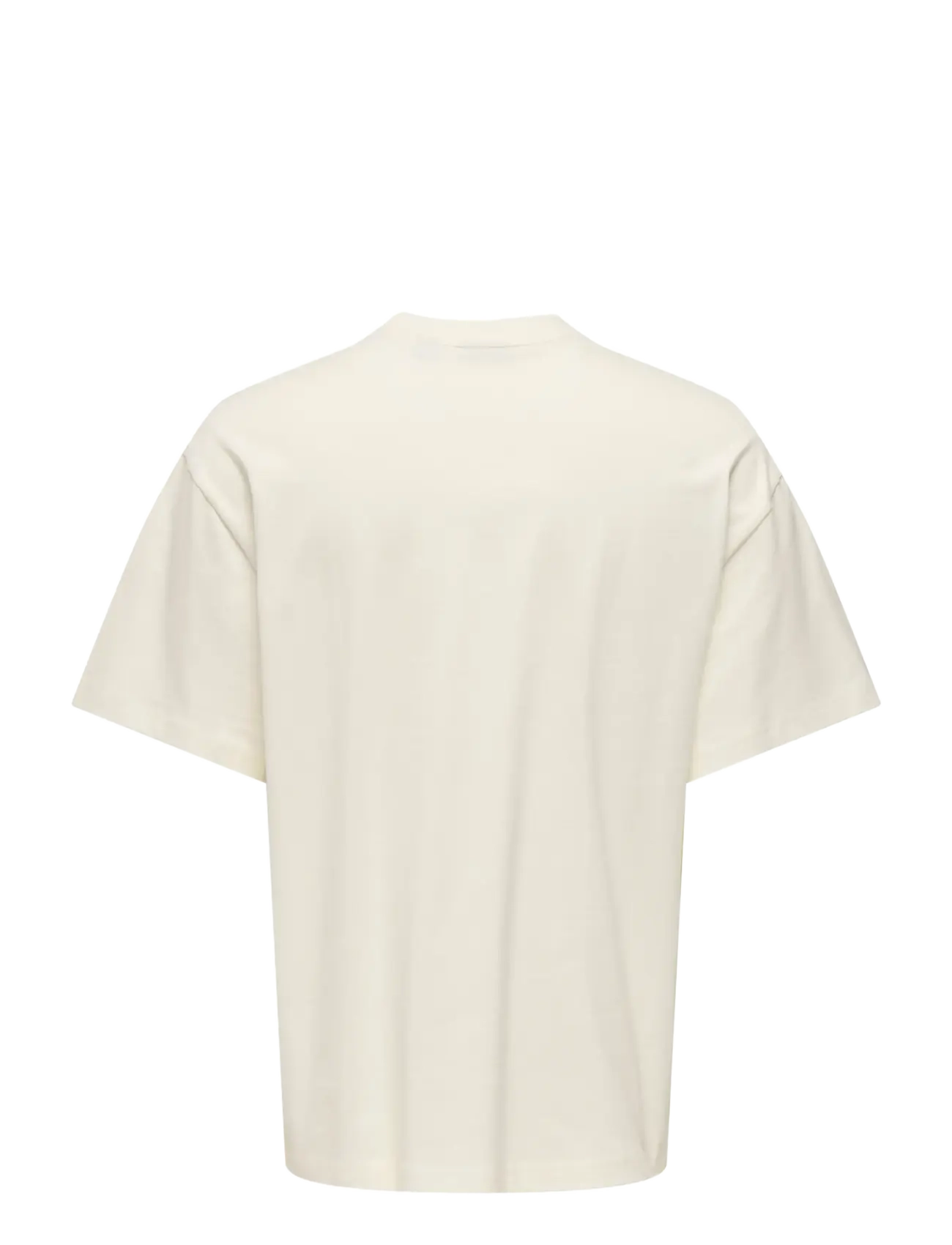 ONLY & SONS - ONSFRED LIFE OVZ TEE LB - whisper white - 1