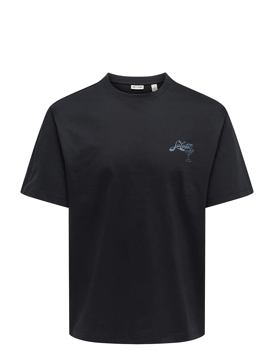 ONLY & SONS - ONSFRED BELLISSIMA RLX SS TEE VD - black - 0