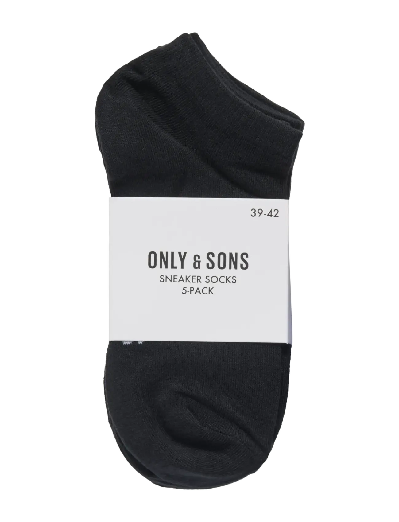 ONLY & SONS - ONSBASIC SNEAKER SOCK 5 PACK NOOS - die niedrigsten preise - black - 2