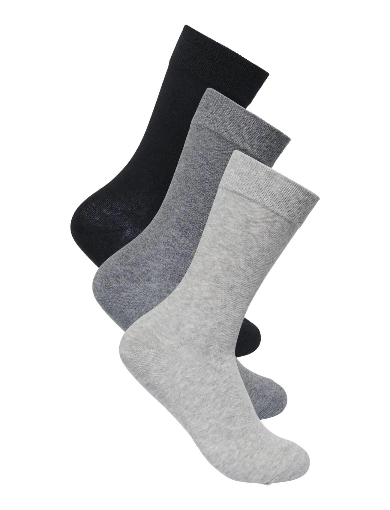 ONLY & SONS ONSBASIC COTTON SOCK 3 PACK NOOS - Underkläder - BLACK / grey