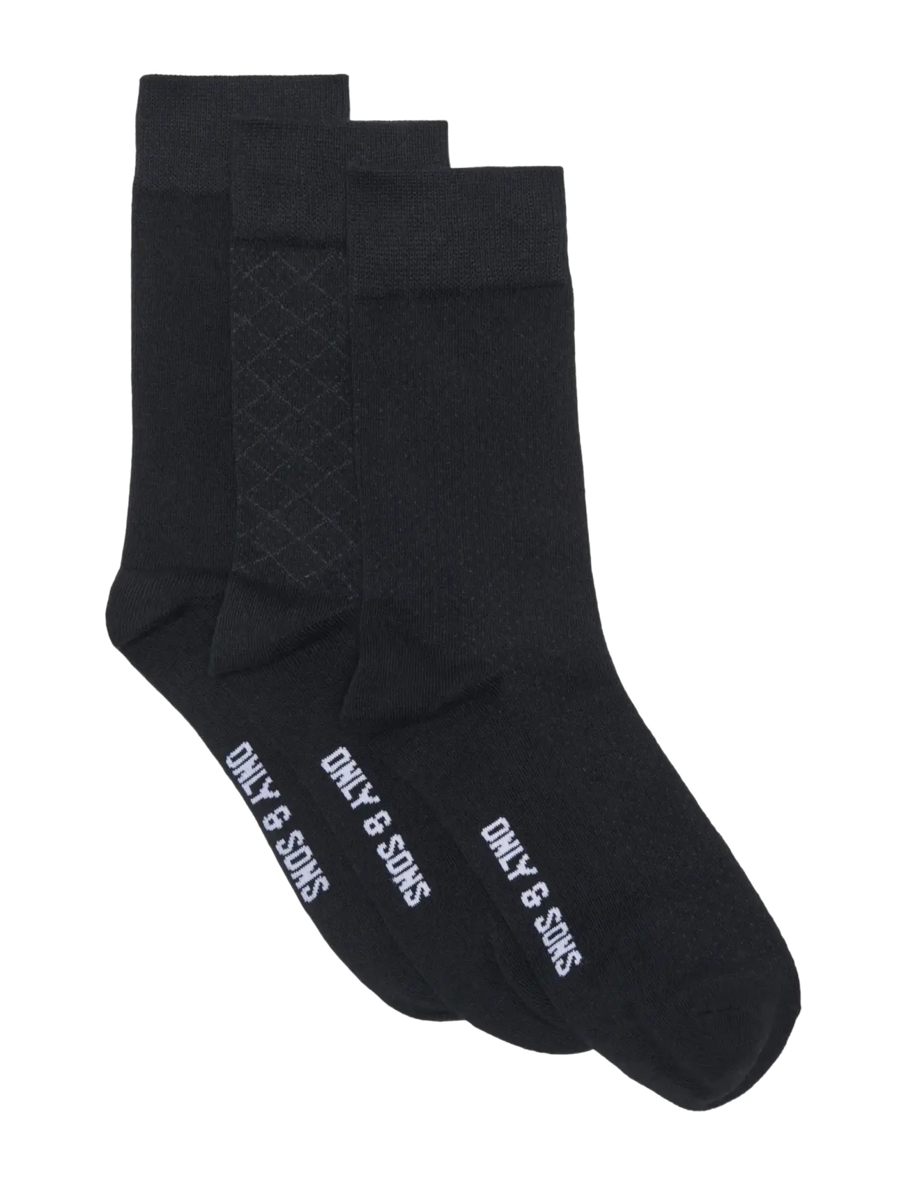 ONSBASIC COTTON SOCK 3 PACK NOOS - BLACK