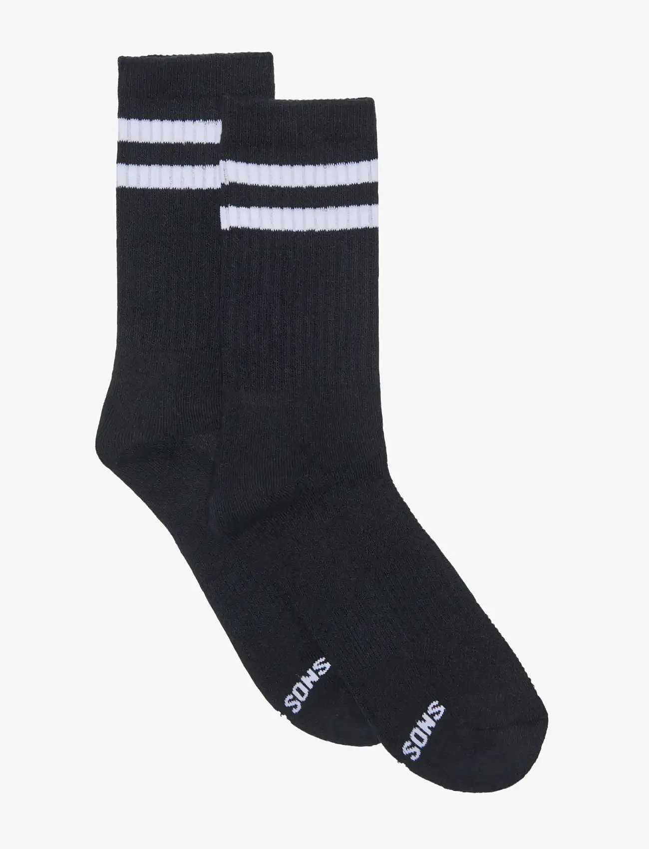 ONLY & SONS - ONSBASIC TENNIS SOCK 2 PACK NOOS - vanliga strumpor - black - 0