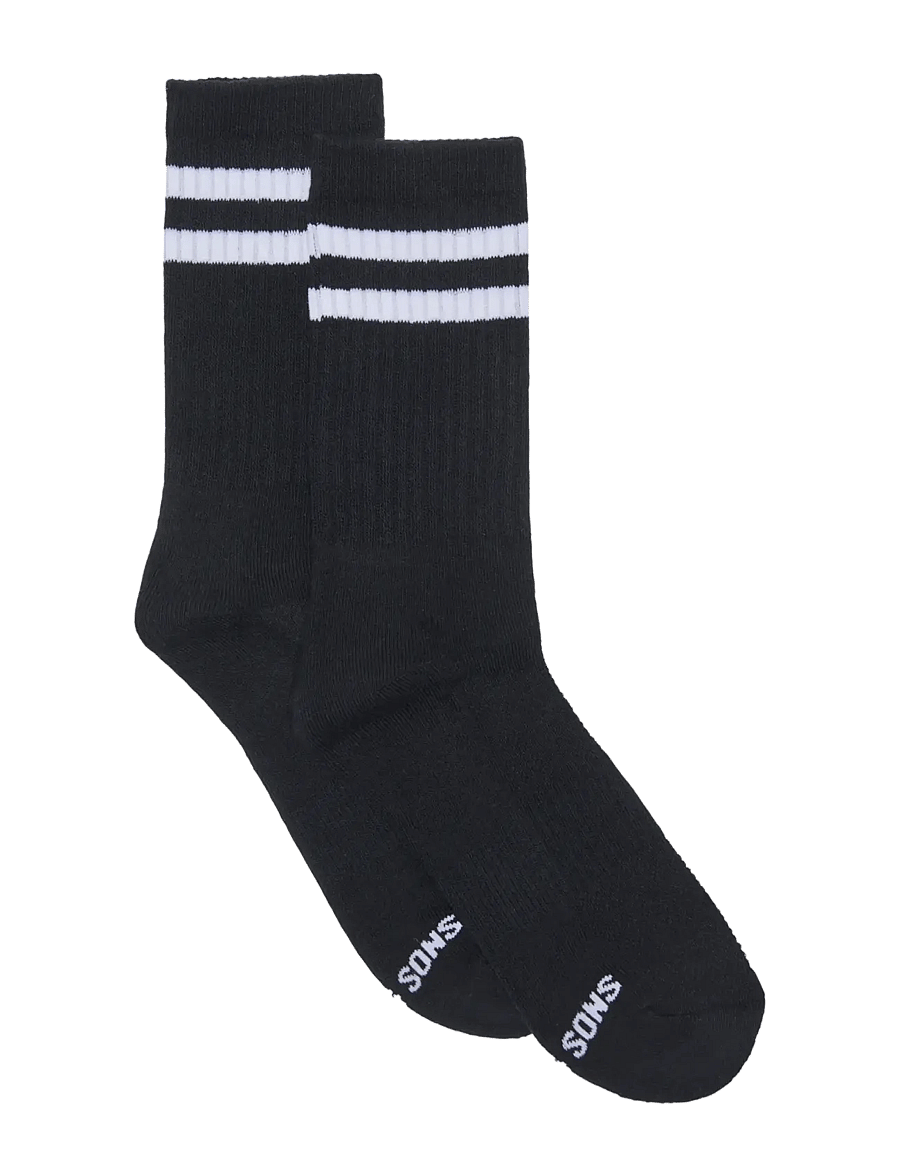 ONLY & SONS - ONSBASIC TENNIS SOCK 2 PACK NOOS - tennissocken - black - 0