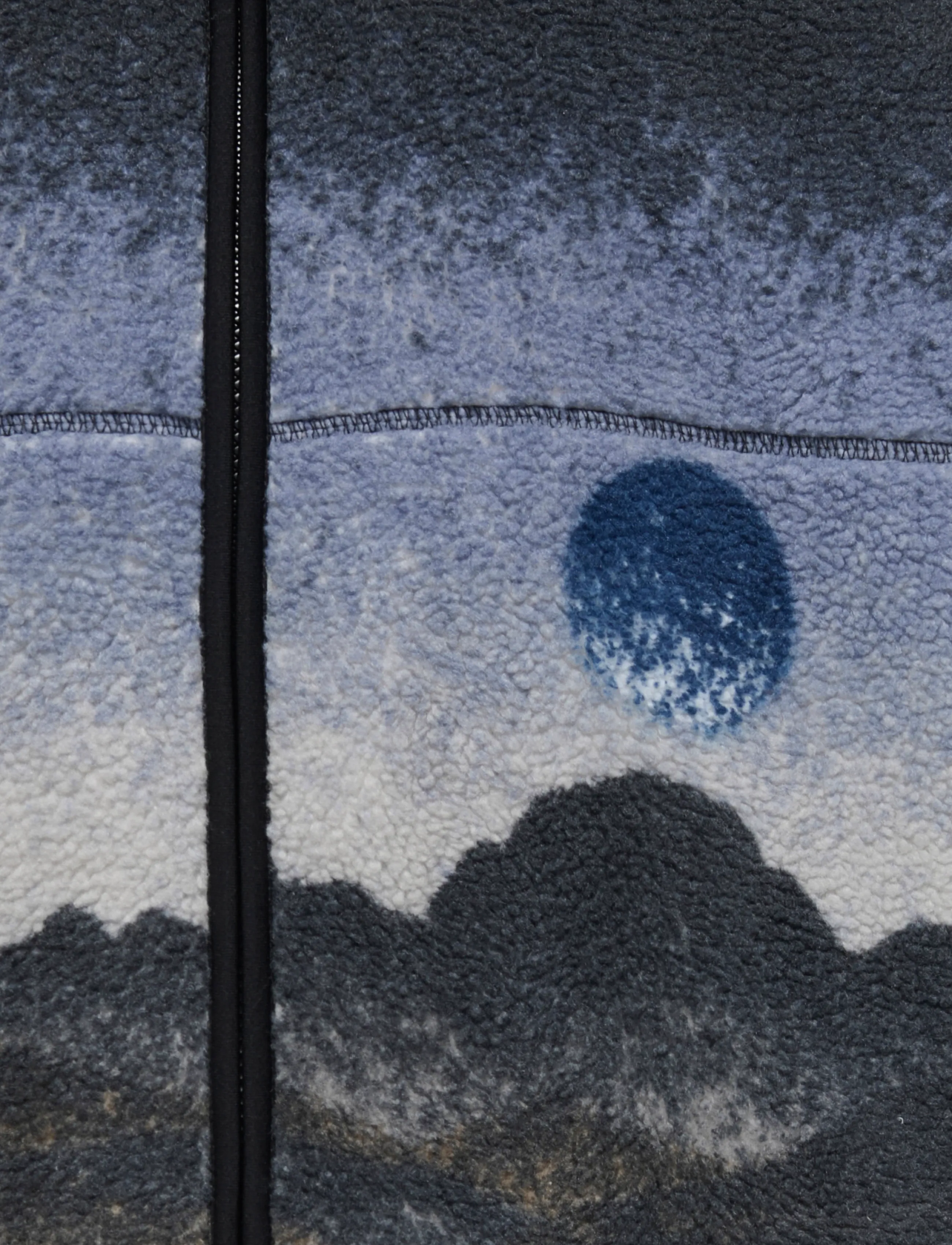 ONLY & SONS - ONSADAM LIFE OVZ LANDSCAPE SHERPA VD - fleecetrøjer - dark navy - 2