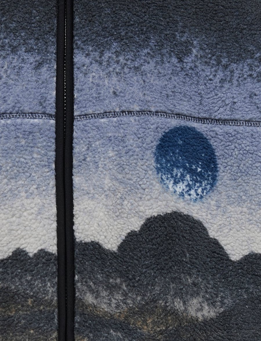 ONLY & SONS - ONSADAM LIFE OVZ LANDSCAPE SHERPA VD - fleecetrøjer - dark navy - 2