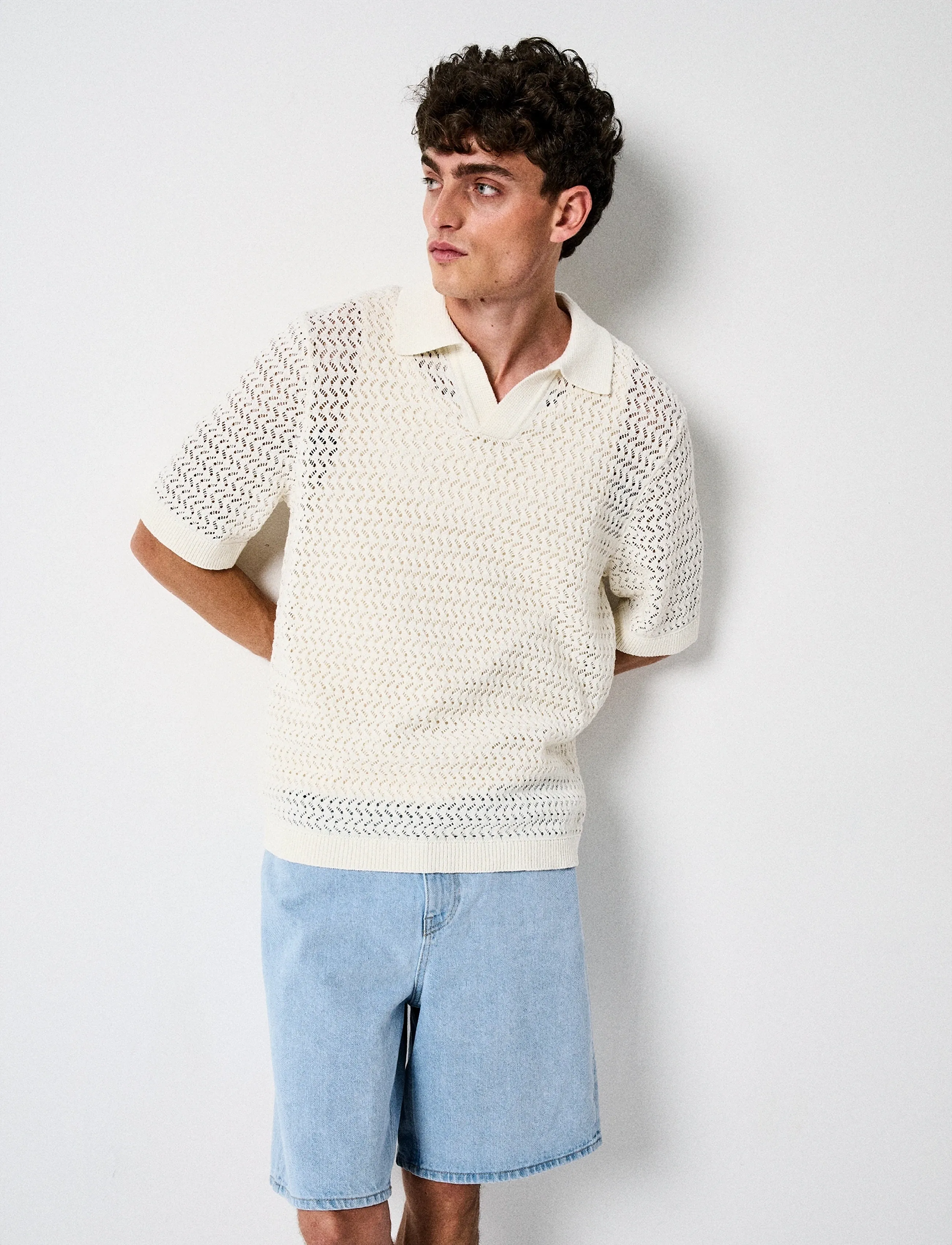 Onsnyle 5 Ss Split Polo Knit Cs