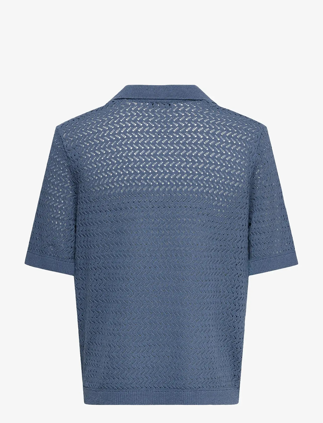 ONLY & SONS - ONSNYLE 5 SS SPLIT POLO KNIT CS - madalaimad hinnad - vintage indigo - 1