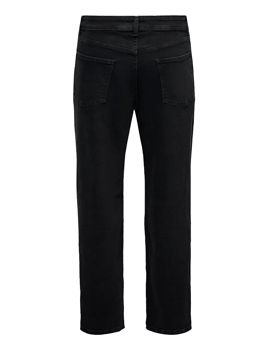 ONLY & SONS - ONSFADE SUPER STRETCH BLK 9063 CRO DNM - black denim - 1