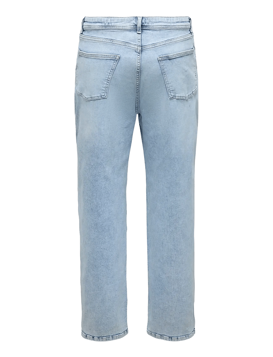ONLY & SONS - ONSFADE SUPER STRETCH LB 9064 CRO DNM - light blue denim - 1