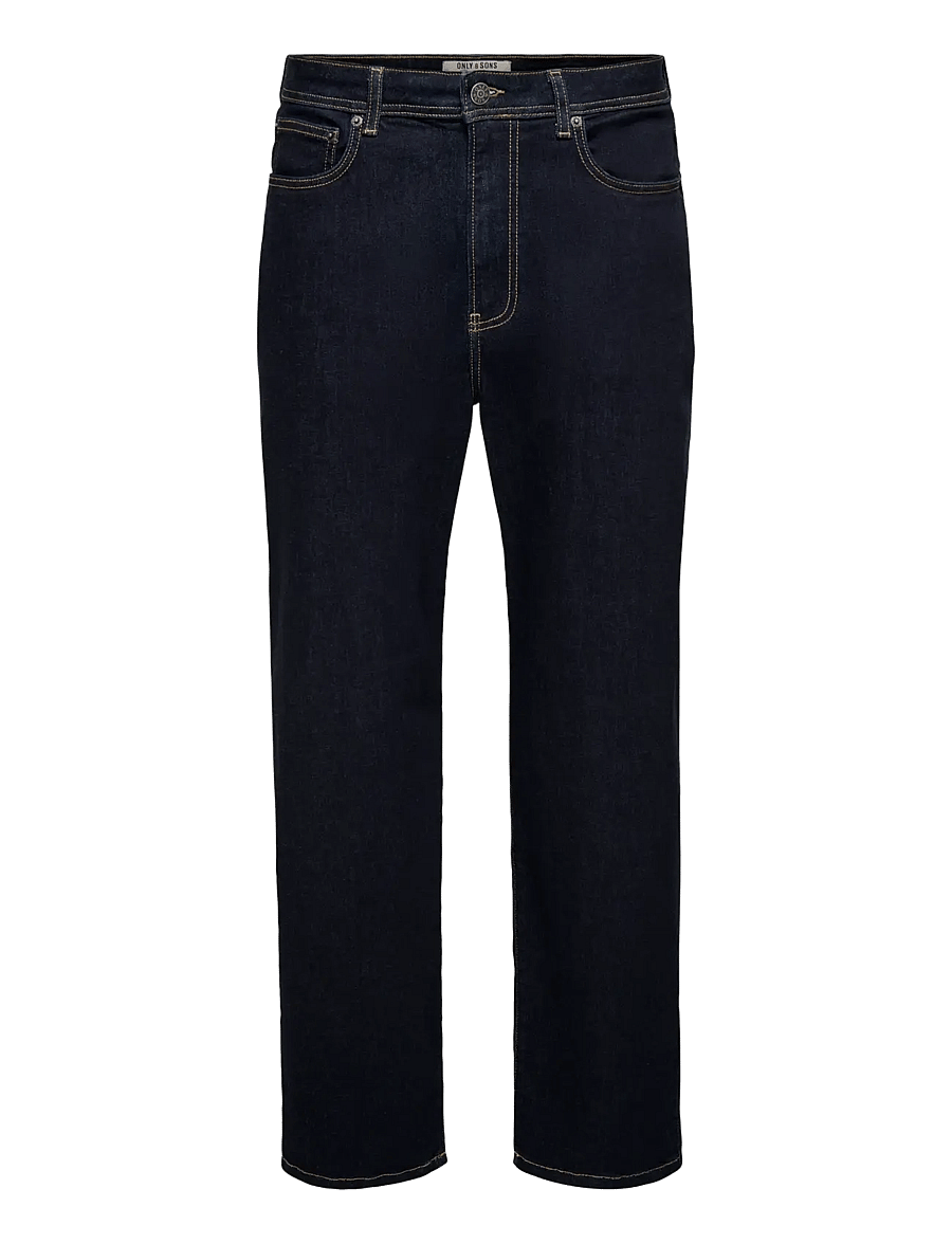 ONLY & SONS - ONSFADE SUPER STRETCH RINSE 9065 CRO DNM - dark blue denim - 0