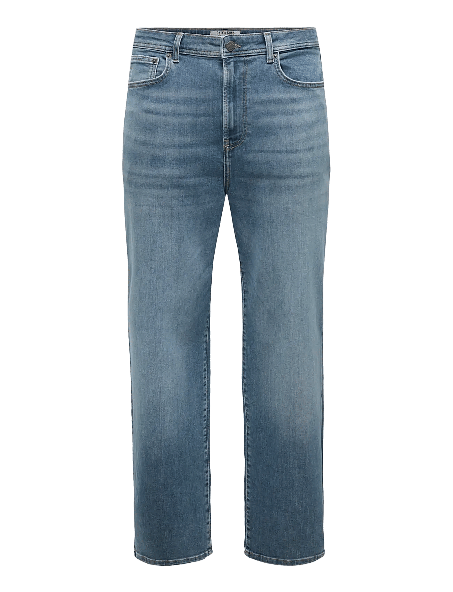 ONLY & SONS - ONSFADE SUPER STRETCH ROCK 9066 CRO DNM - smoke blue - 0